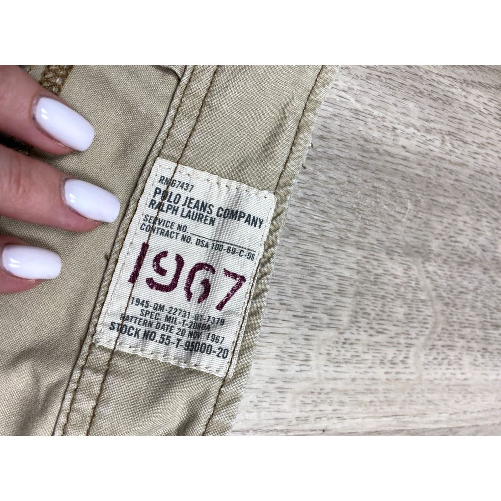 Polo Ralph Lauren Polo Jeans Co Ralph Lauren Tactical Utility Cargo Pants XL Men Beige Cotton Vintage Size US XL / EU 56 / 4 - 7 Thumbnail