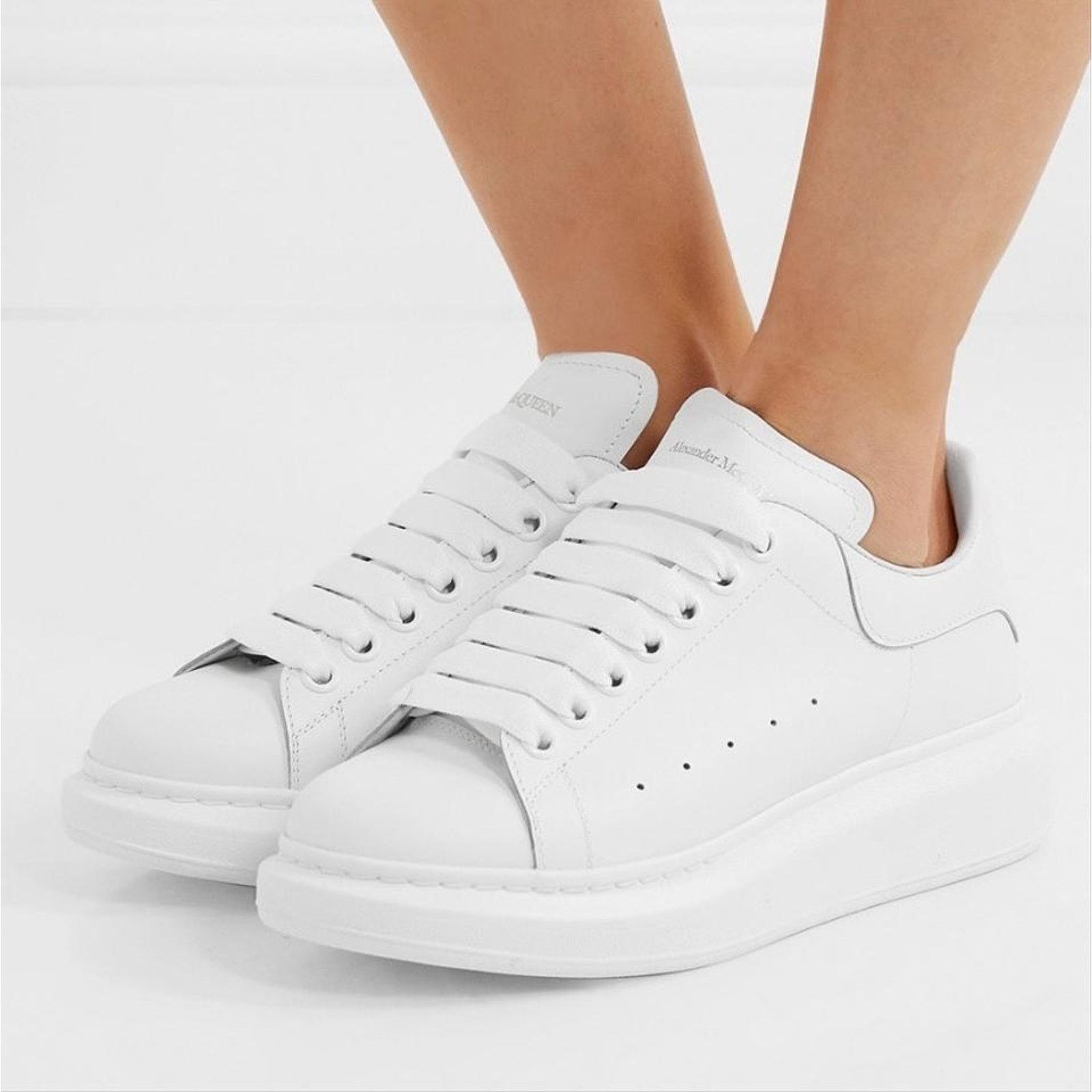 Alexander McQueen oversized leather sneakers 40 Size US 10 / IT 40 - 2 Thumbnail