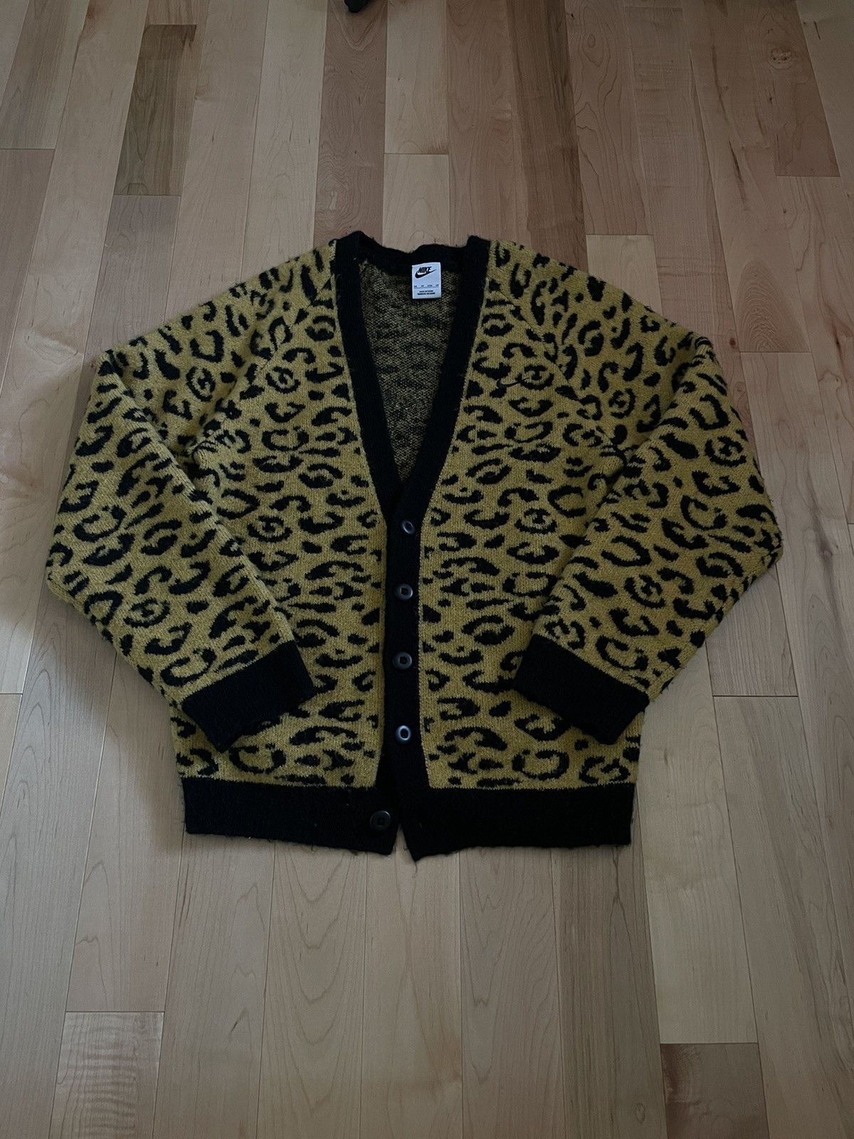 Nike Nike Leopard-Print Cardigan | Grailed