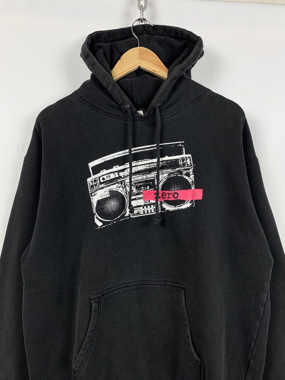 Hook-Ups 90s Vintage Zero Skateboards Black Hoodie Size US L / EU 52-54 / 3 - 2 Thumbnail