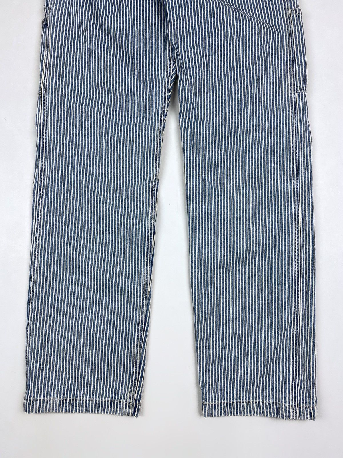 Levi's Levi’s 568 Stay Loose Railroad Stripe Carpenter Denim Pants Size US 28 / EU 44 - 6 Thumbnail