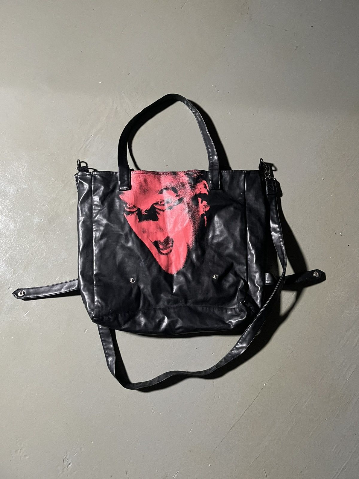 Midnight Studios Midnight Studios x The Lost Boys reconstructed moto tote bag Size ONE SIZE - 4 Thumbnail