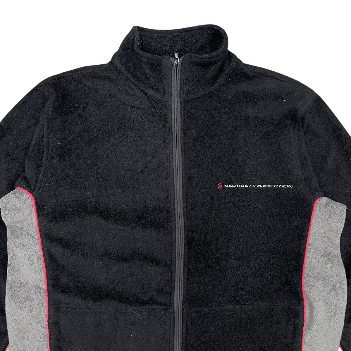 Nautica Vintage Nautica Competition Deep Pile Fleece Zipper Jacket Size US M / EU 48-50 / 2 - 2 Thumbnail