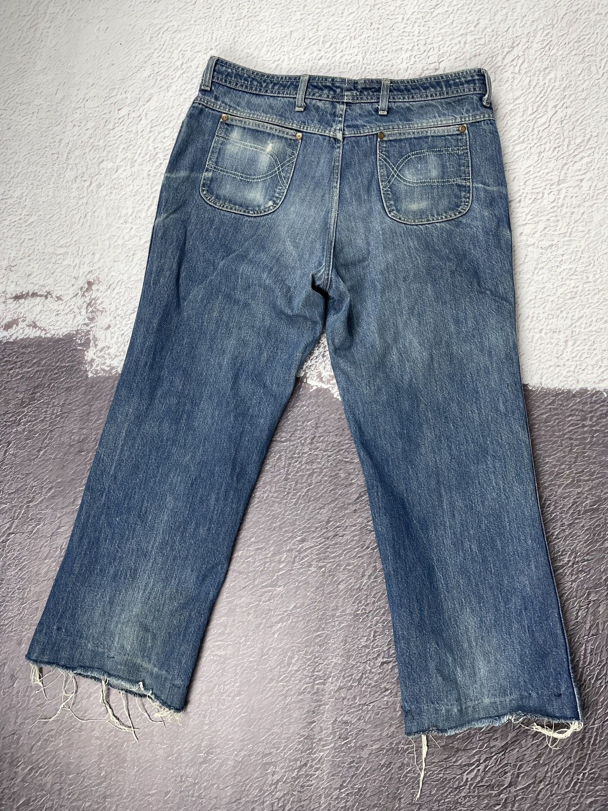 Oscar De La Renta Oscar de la Renta vintage distressed cropped denim jeans Size US 36 / EU 52 - 3 Thumbnail