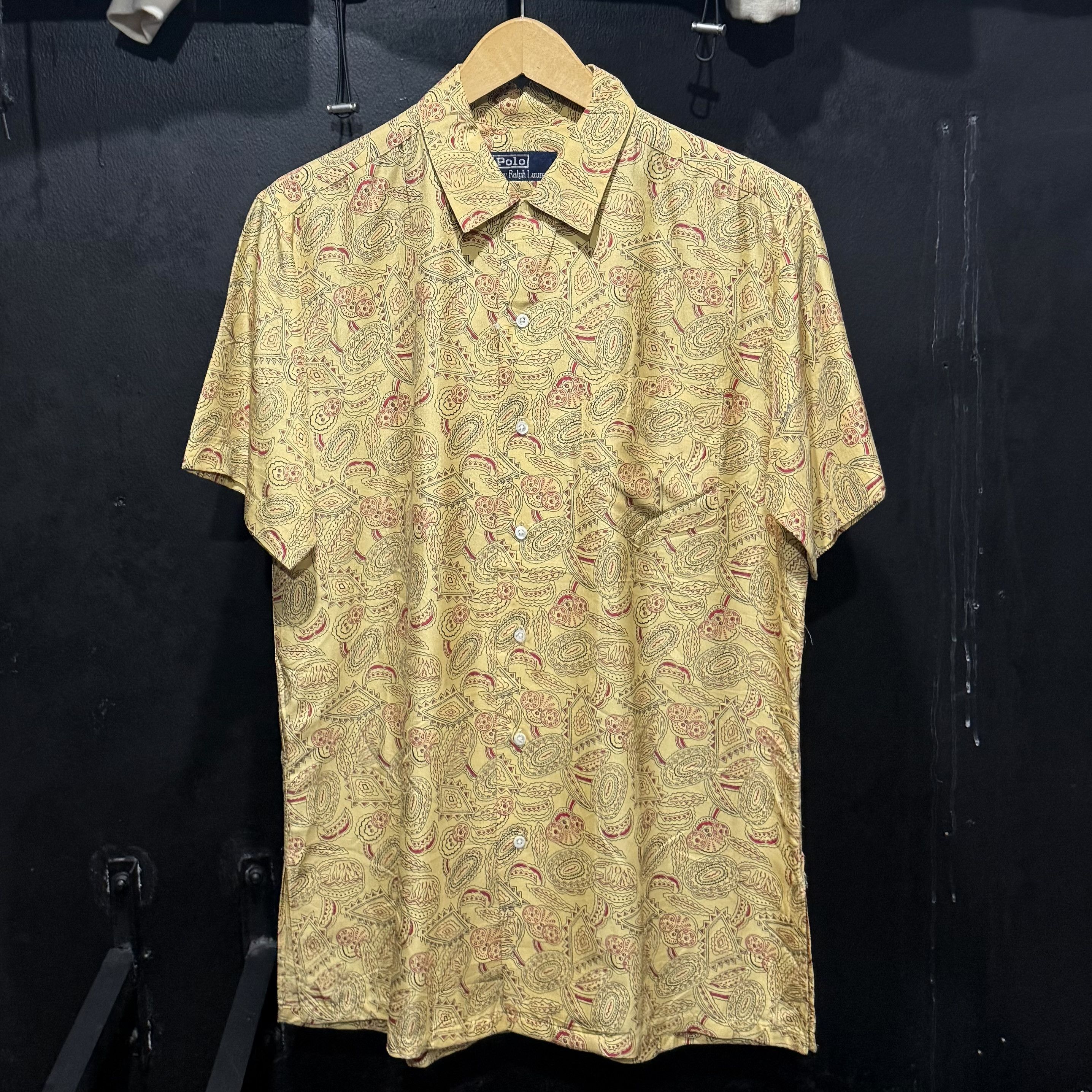 Polo Ralph Lauren Vintage Polo Ralph Lauren Printed Shirt Size US M / EU 48-50 / 2 - 1 Thumbnail