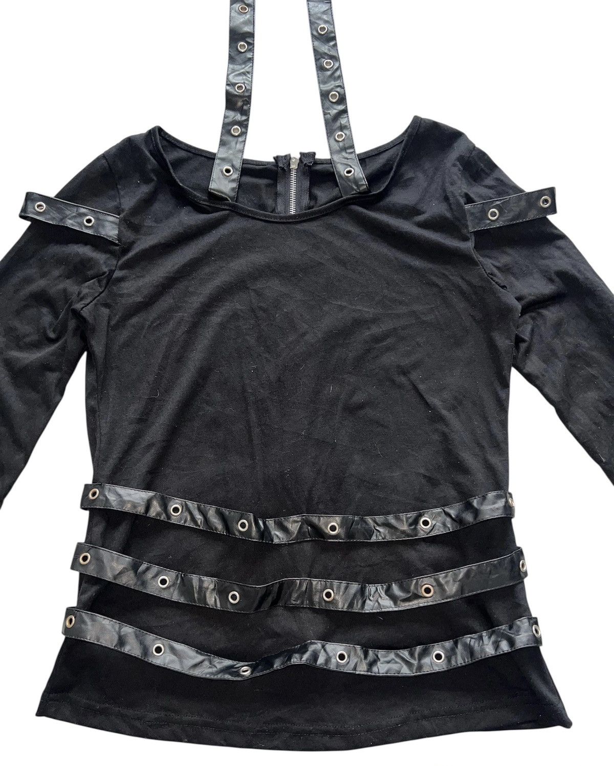 Tripp NYC Drug Honey gothic punk leather straps top ➕☠️ Size M / US 6-8 / IT 42-44 - 4 Thumbnail