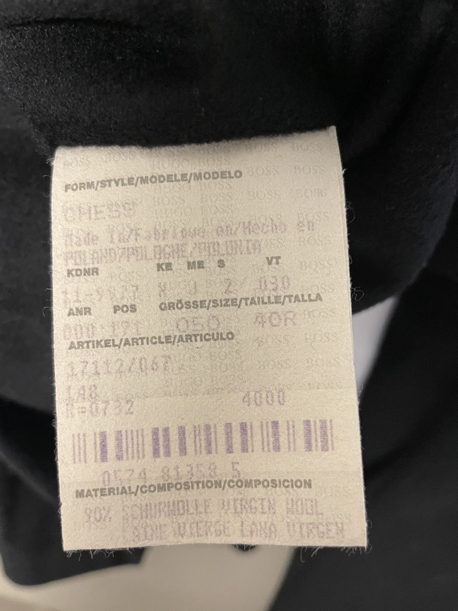 Hugo Boss Melton Wool & Cashmere Chess Jacket Size US M / EU 48-50 / 2 - 8 Thumbnail
