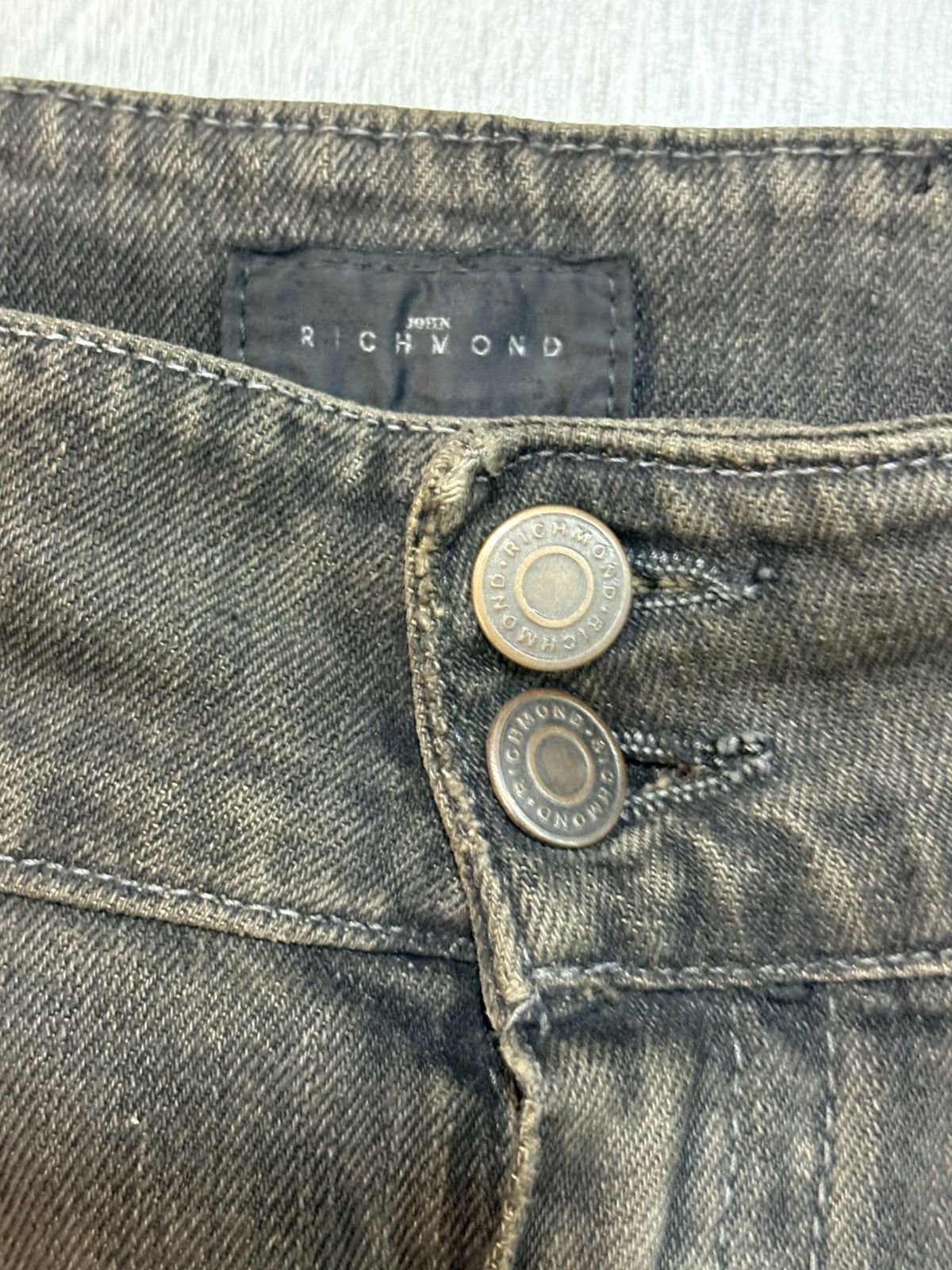 Richmond Denim John Richmond AW04 Jewel Embellished Chain Denim Size US 30 / EU 46 - 6 Thumbnail