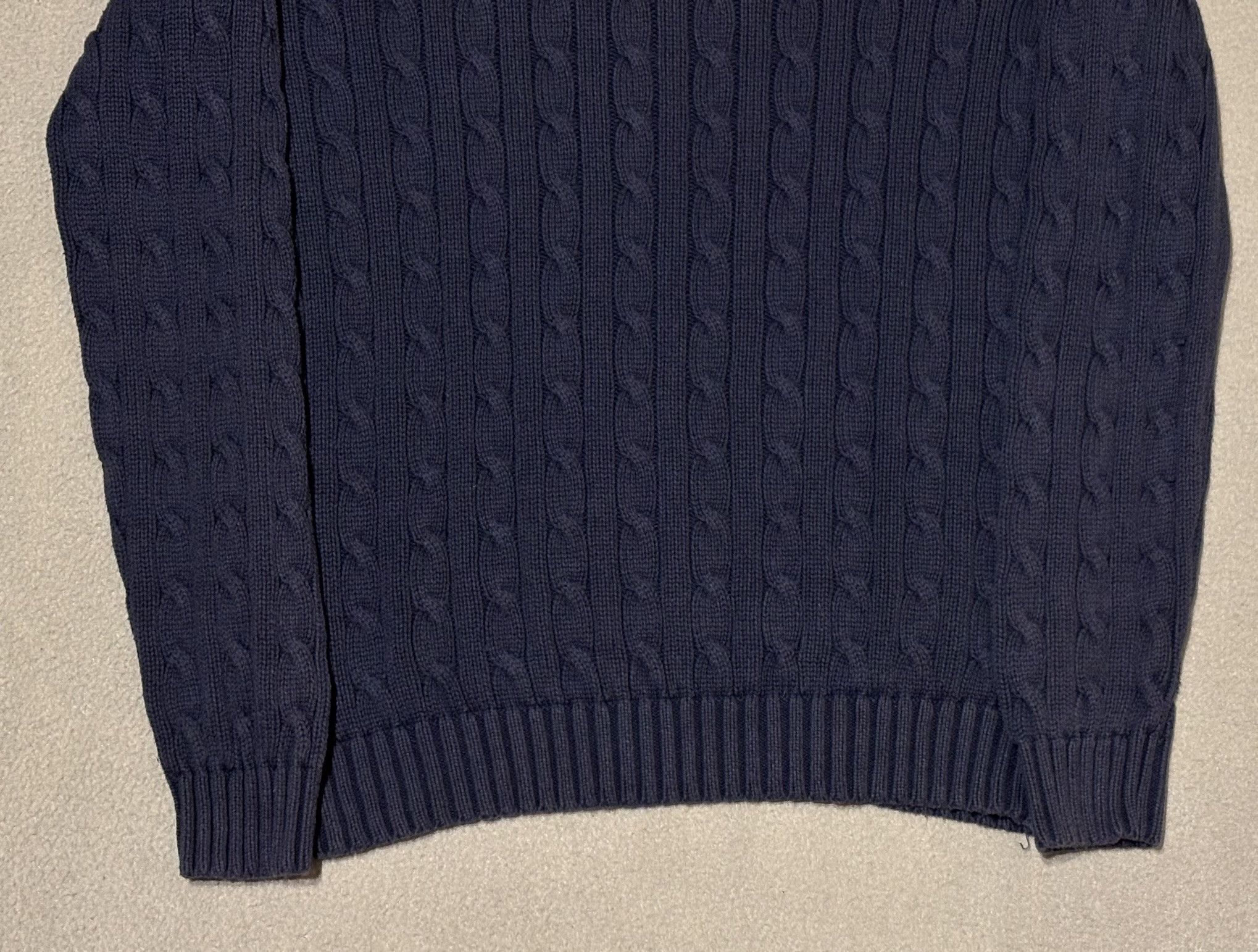 Ralph Lauren Ralph Lauren Cable Sweater Navy Medium Size M / US 6-8 / IT 42-44 - 9 Thumbnail