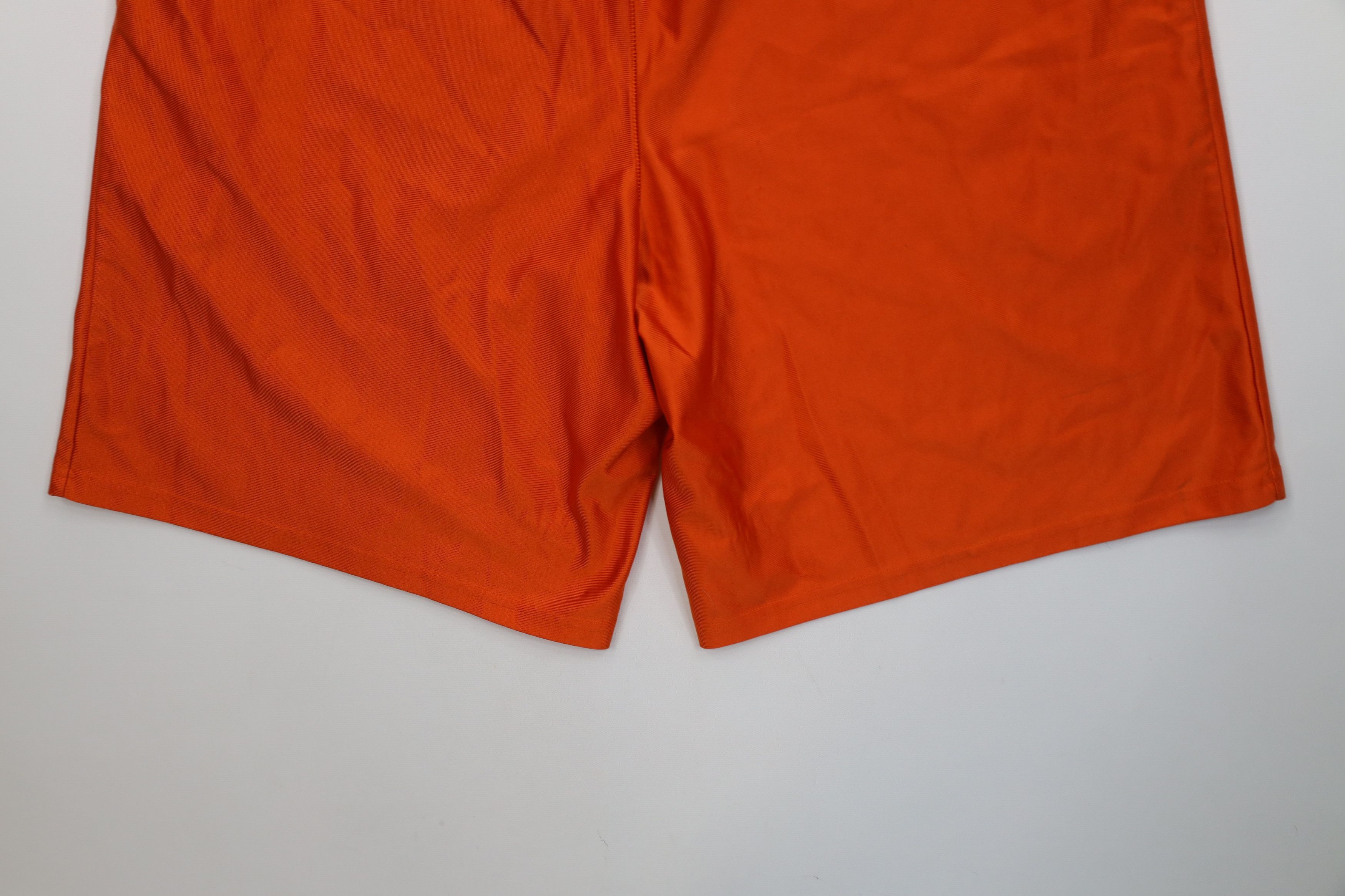 Nike Vintage Y2K Nike Mini Swoosh Dazzle Basketball Shorts Orange Size US 36 / EU 52 - 13 Thumbnail