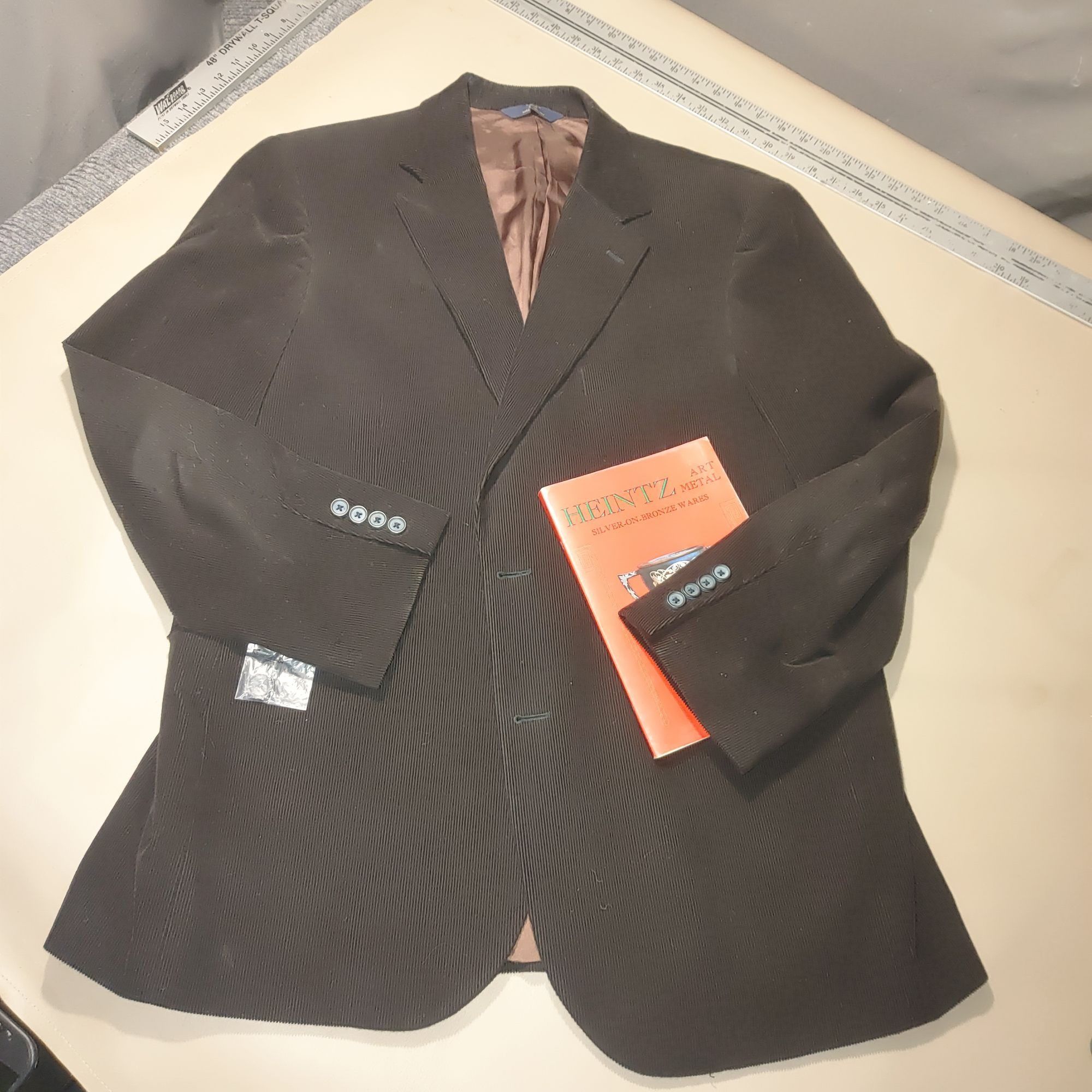 Brooks Brothers Brooks Brothers Dark Brown Corduroy Mens Sport Coat Blaz Size US L / EU 52-54 / 3 - 8 Thumbnail