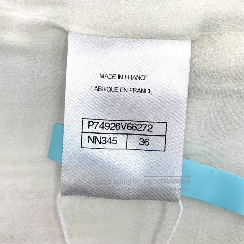 Chanel Chanel White cotton round-neck single-breasted long-sleeve Size XS / US 0-2 / IT 36-38 - 6 Thumbnail