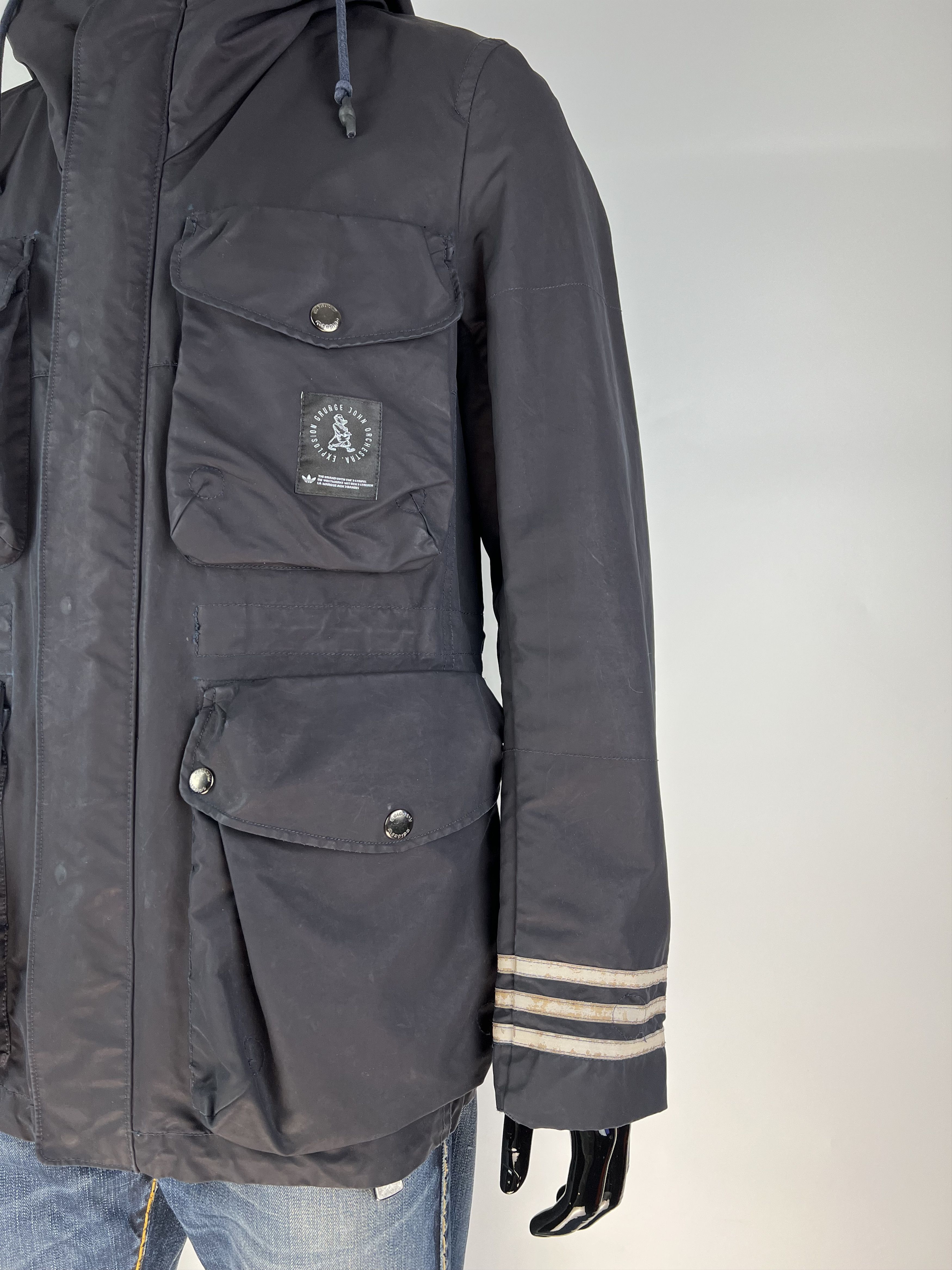 Adidas Adidas x Grunge John Orchestra Explosion Hooded Jacket M Size US M / EU 48-50 / 2 - 4 Thumbnail