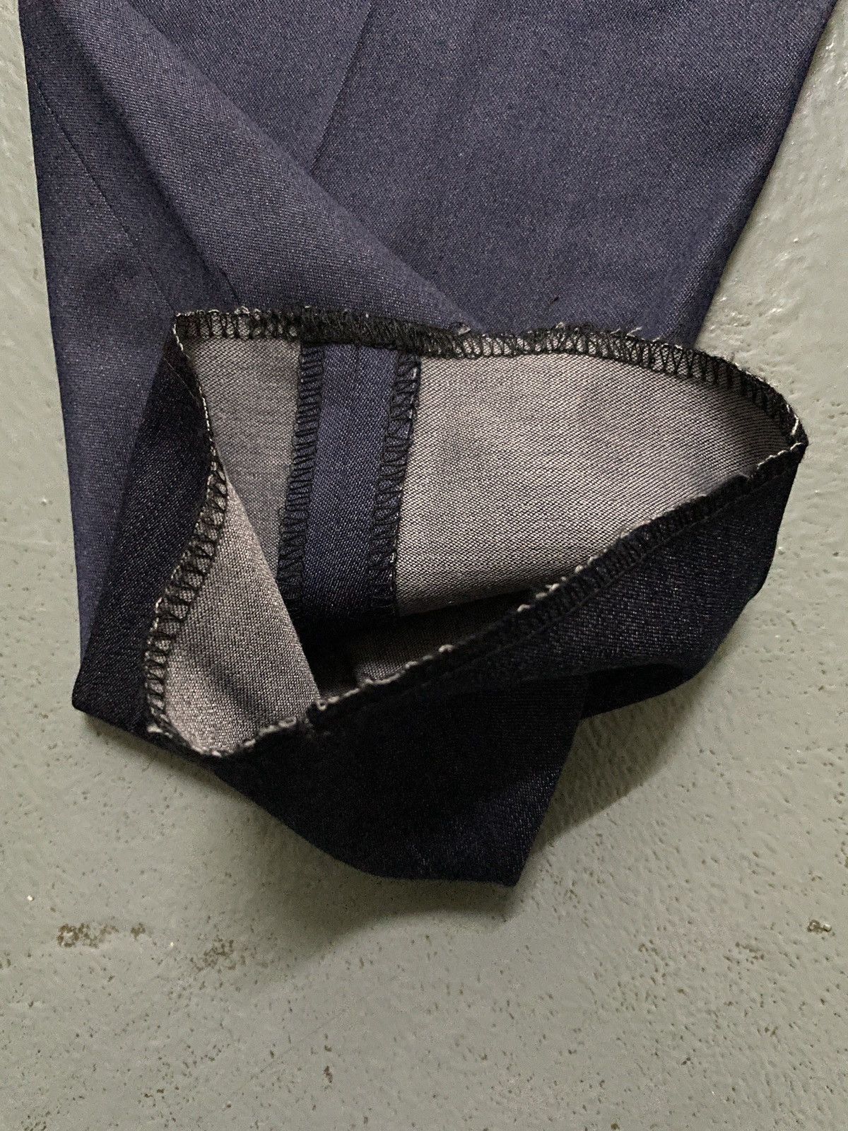 Designer × Japanese Brand × N.Hoolywood N. Hoolywood Blue Navy Casual Silk Pants Size US 30 / EU 46 - 7 Thumbnail