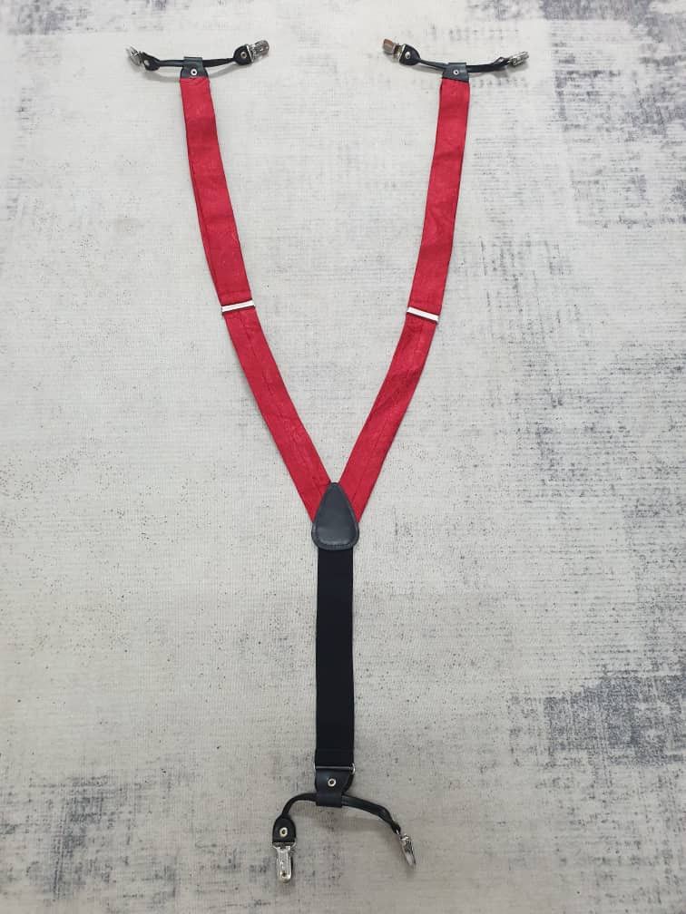 PPFM Punk rock Skin head style Red Colour Suspender Size ONE SIZE - 9 Thumbnail