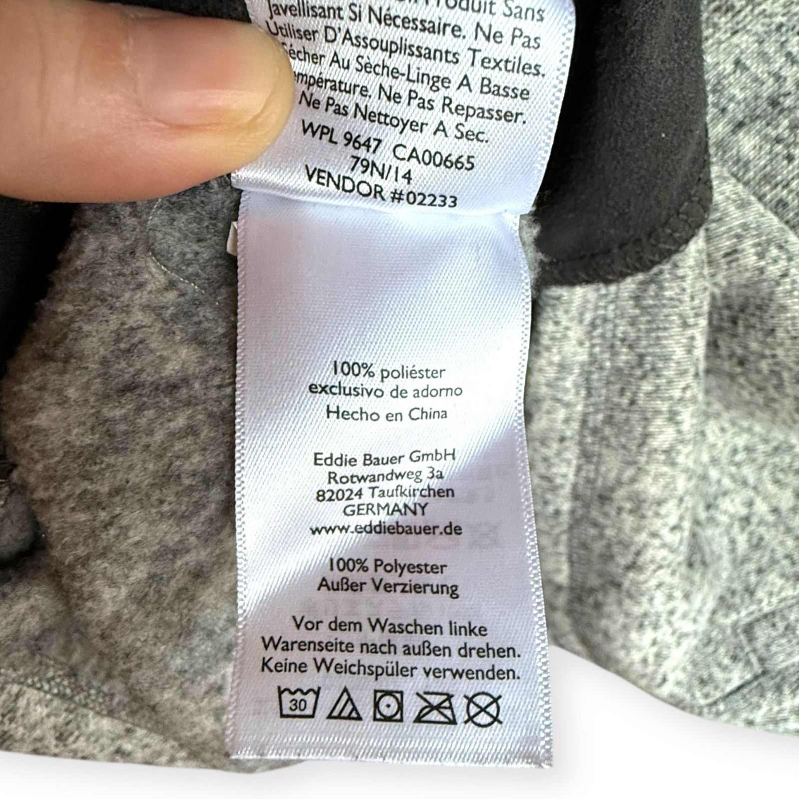 Eddie Bauer Eddie Bauer Gray Pullover Snap Neck Mens Tall XL TXL Size US XL / EU 56 / 4 - 8 Thumbnail