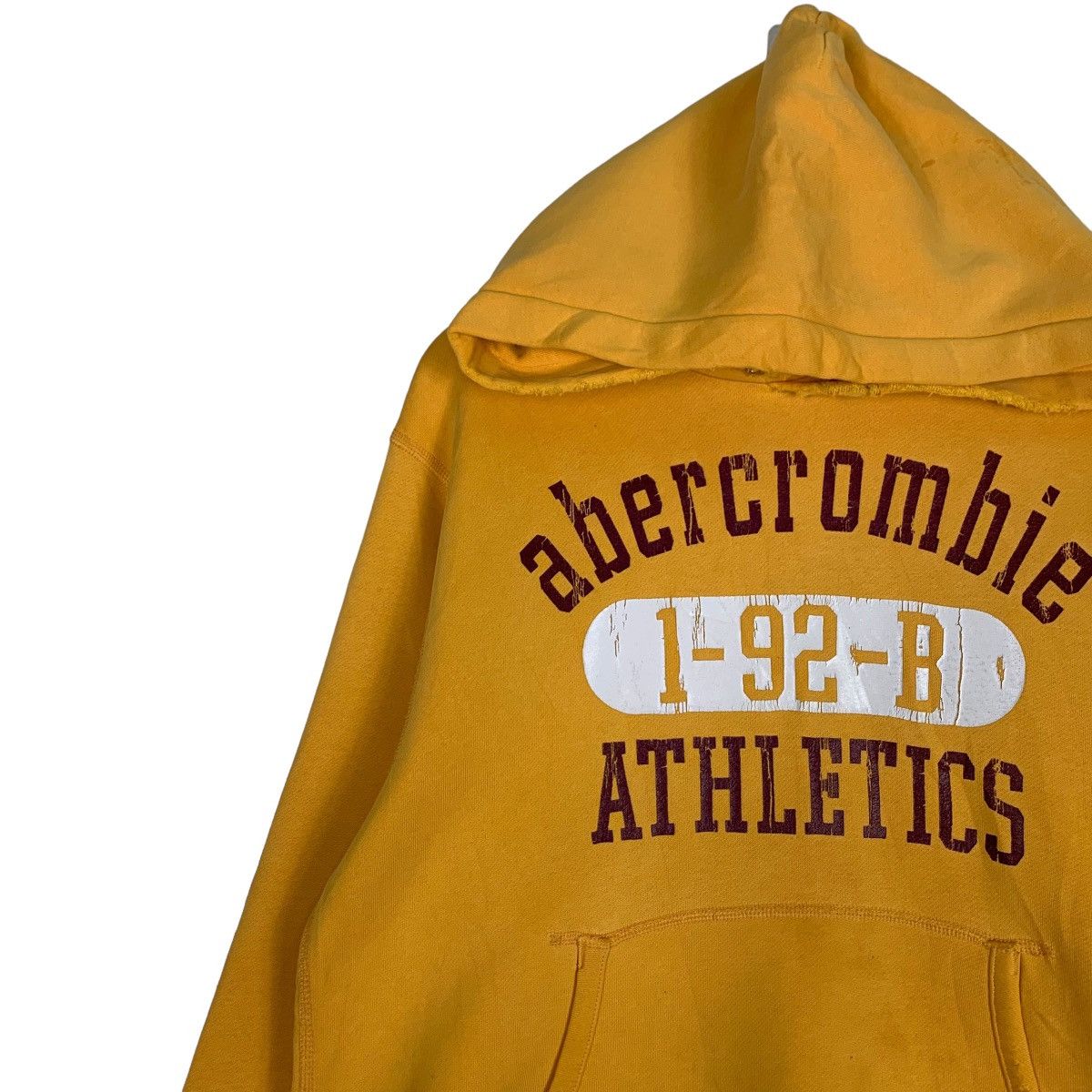Abercrombie & Fitch Abercrombie Big Logo Yellow Pullover Hoodies #0724-C33 Size US L / EU 52-54 / 3 - 7 Thumbnail