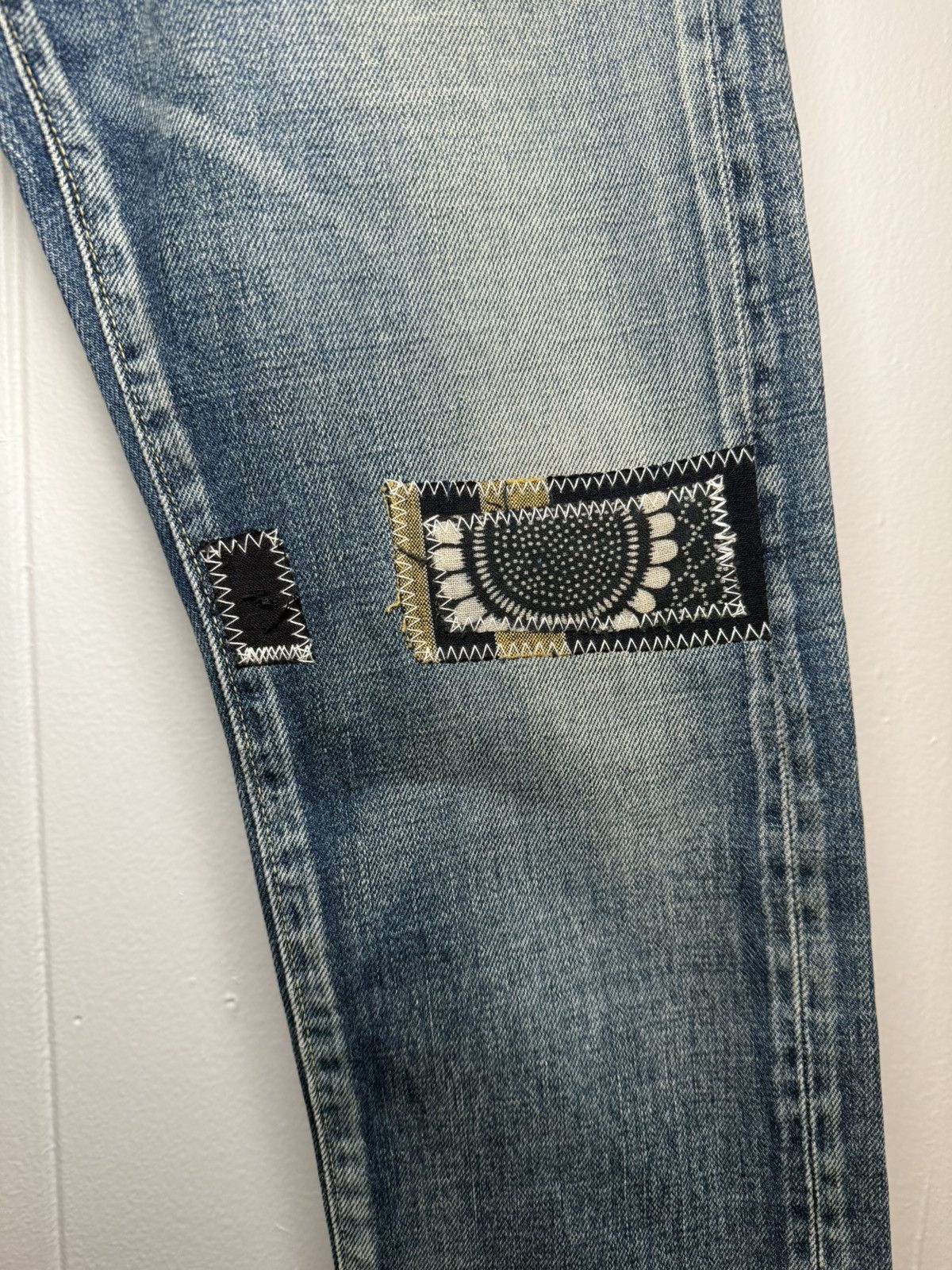Visvim Visvim Social Sculpture Denim Patchwork Jeans Size US 32 / EU 48 - 2 Thumbnail