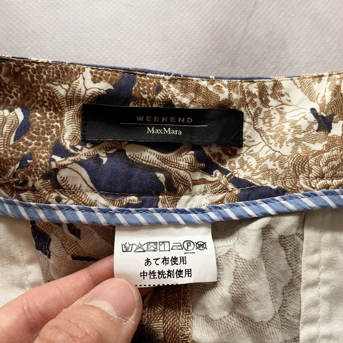 Weekend Max Mara Weekend Max Mara Wide Light Flowers Pants Size 33" - 8 Thumbnail