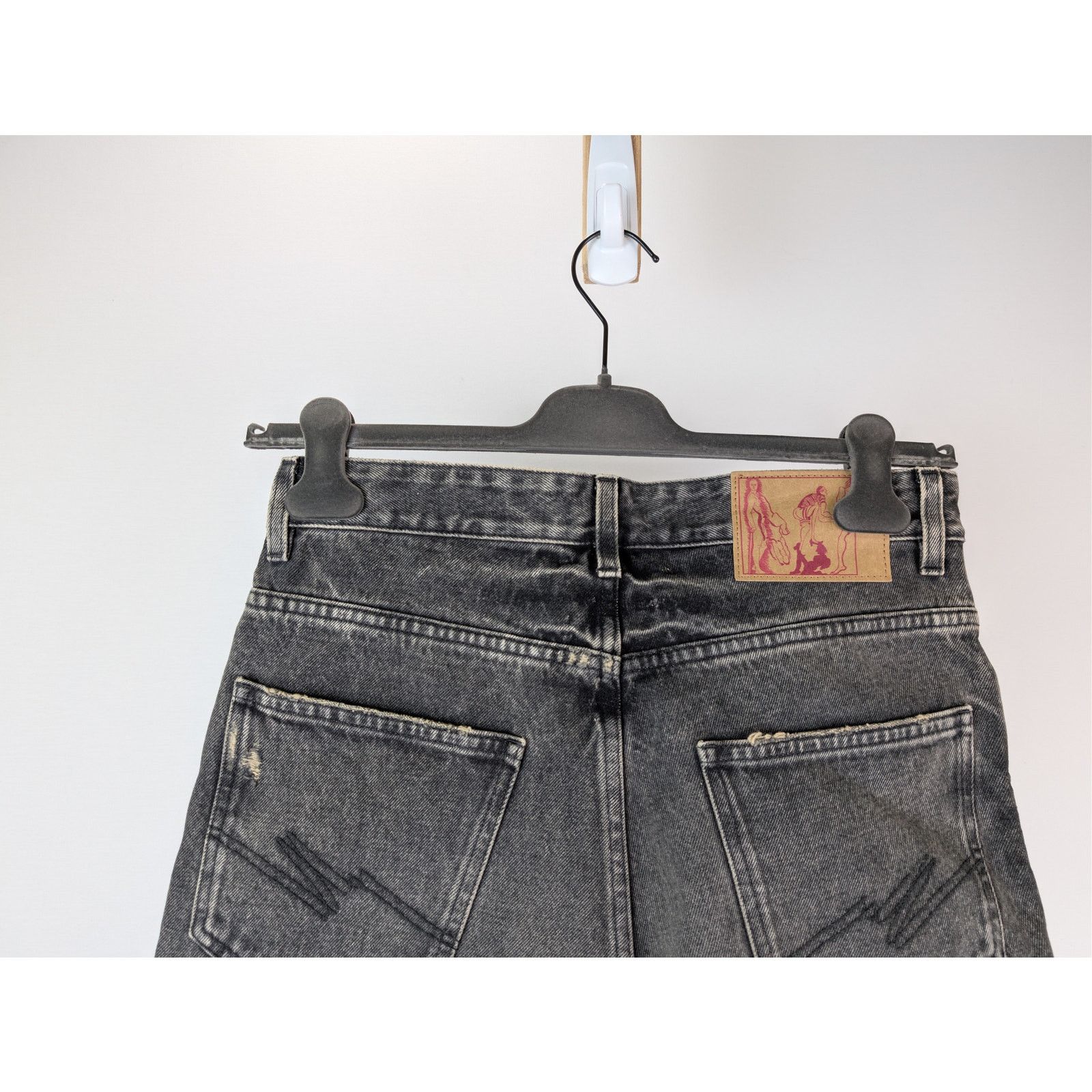 Martine Rose o1rshd1 Panelled Jean in Black Vintage Wash Size US 30 / EU 46 - 12 Thumbnail