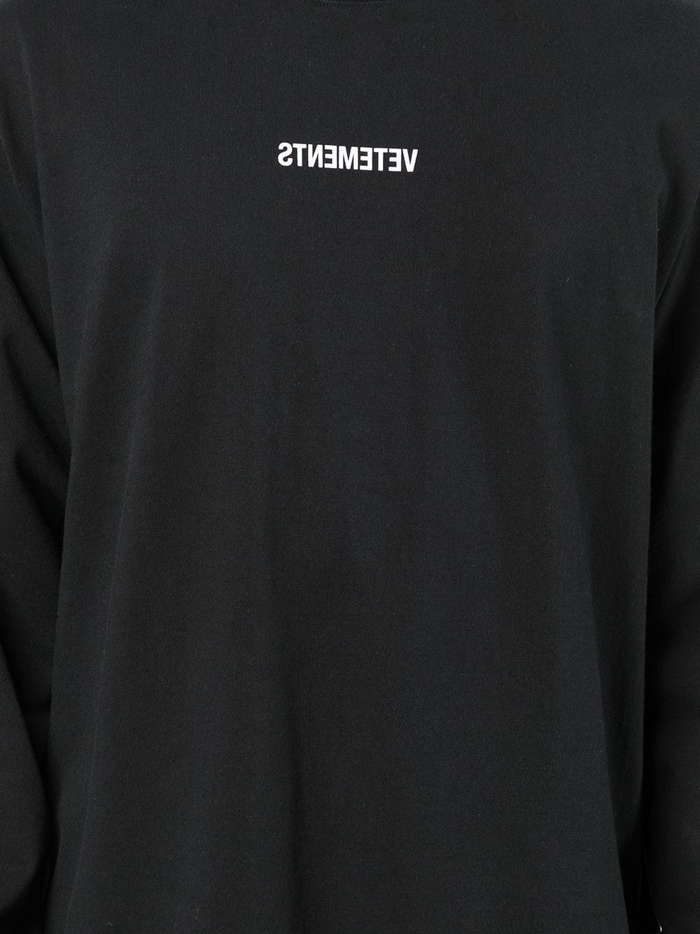 Vetements o1y0924 Sweatshirt in Black Size US S / EU 44-46 / 1 - 5 Thumbnail