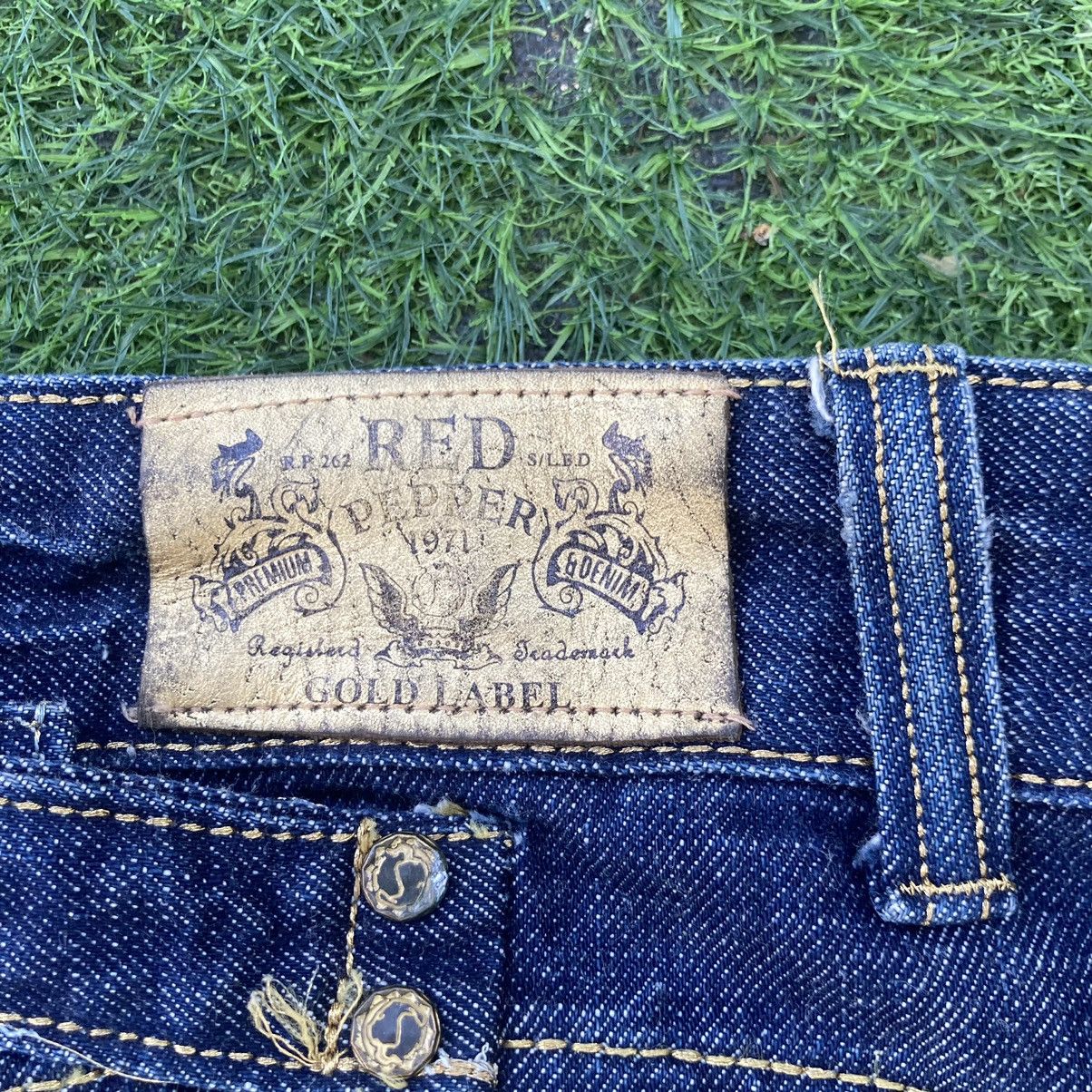 If Six Was Nine RED PEPPERS FLARED BOOTCUT JEANS Size US 30 / EU 46 - 11 Thumbnail