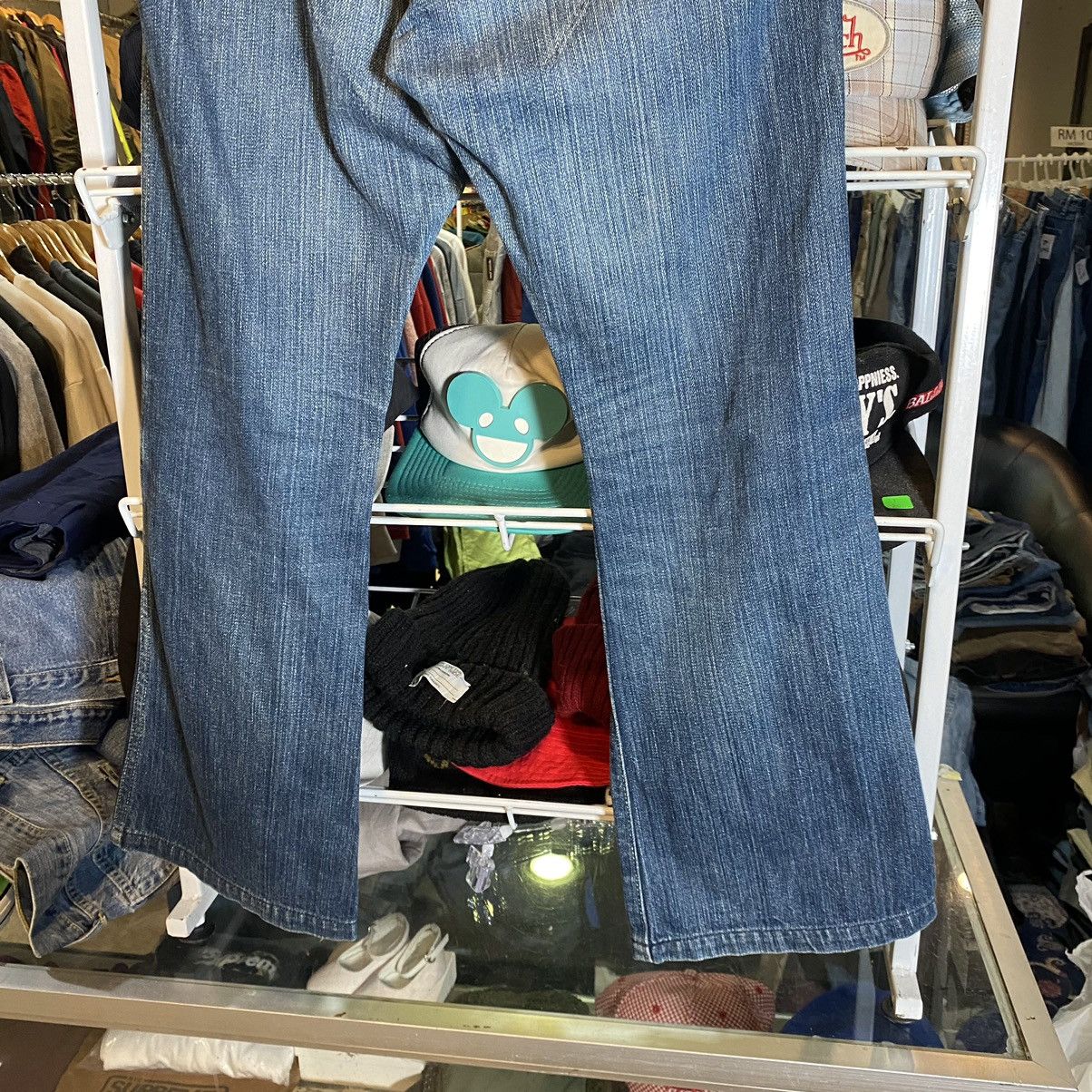 Kapital KAPITAL Camera Work Denim Pants Blue Cotton Size 0 / XS Size US 29 - 4 Thumbnail