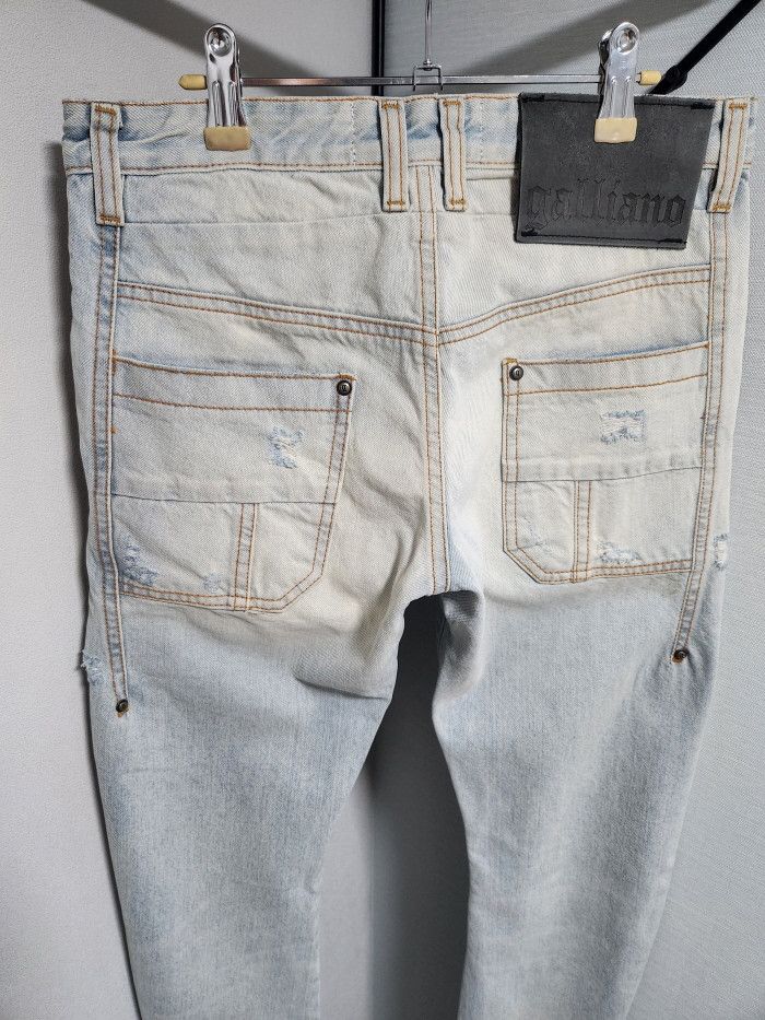 John Galliano John galliano diss denim Size 29" - 4 Thumbnail