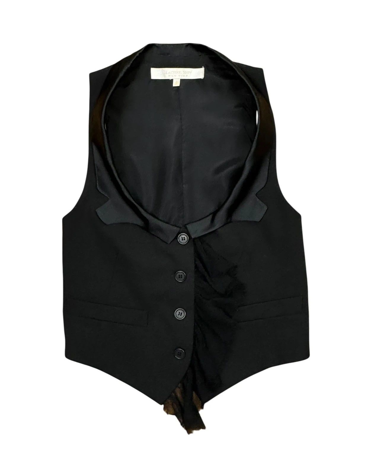 Other Rachel Roy New York Vest Draped Mesh Gilet size 6 Size M / US 6-8 / IT 42-44 - 10 Thumbnail
