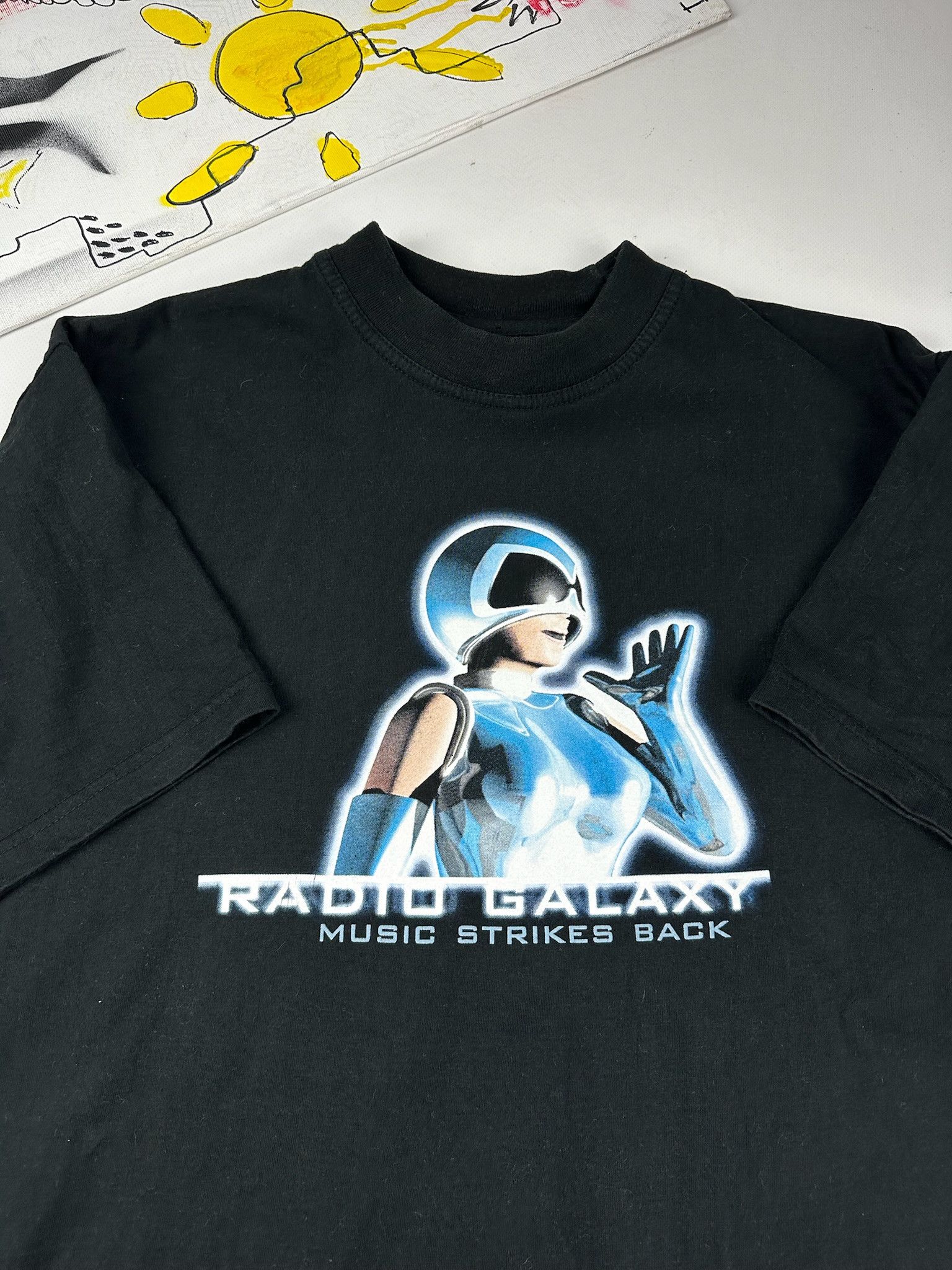 Tribal Streetwear Vintage Trance Galaxy Rave T-Shirt Cyber Y2K Club Tee Size US M / EU 48-50 / 2 - 1 Thumbnail
