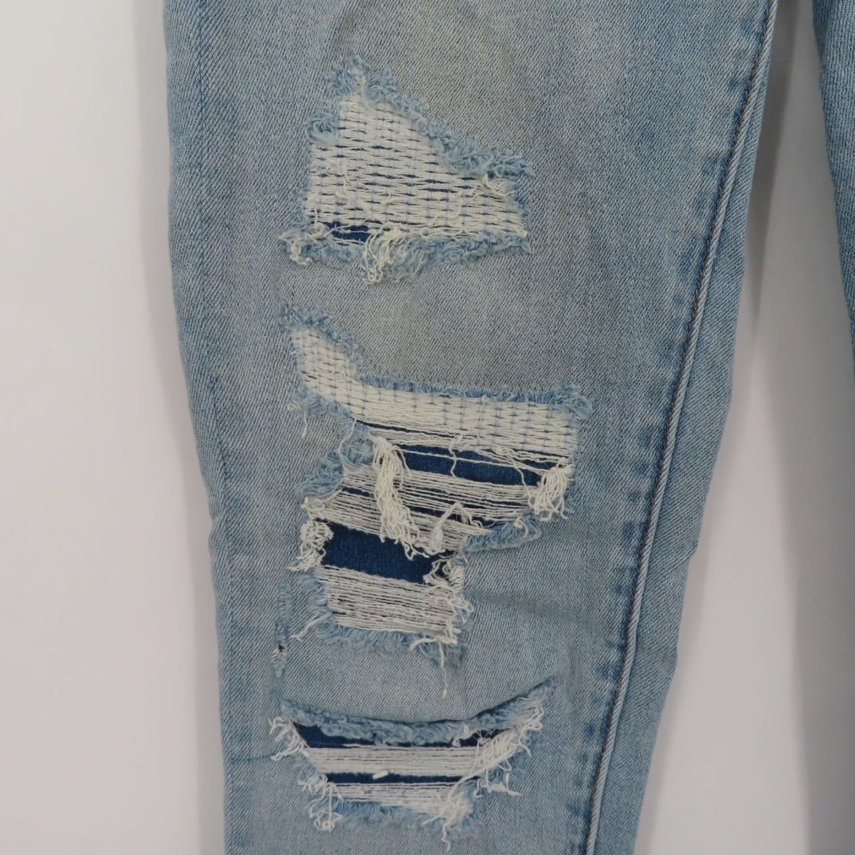 American Eagle Outfitters American Eagle Outfitters Women Jeans Jegging 2 Short 2S Hi Rise Distressed Blue Light Wash Stretch Denim 5-Pocket Damaged? No (ignore) Size 26" / US 2 / IT 38 - 4 Thumbnail