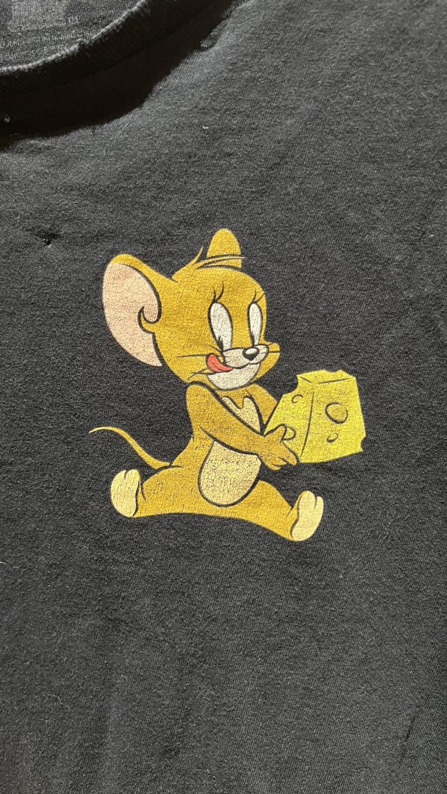 Vintage Thrashed Tom & Jerry graphic tee Size US L / EU 52-54 / 3 - 3 Thumbnail
