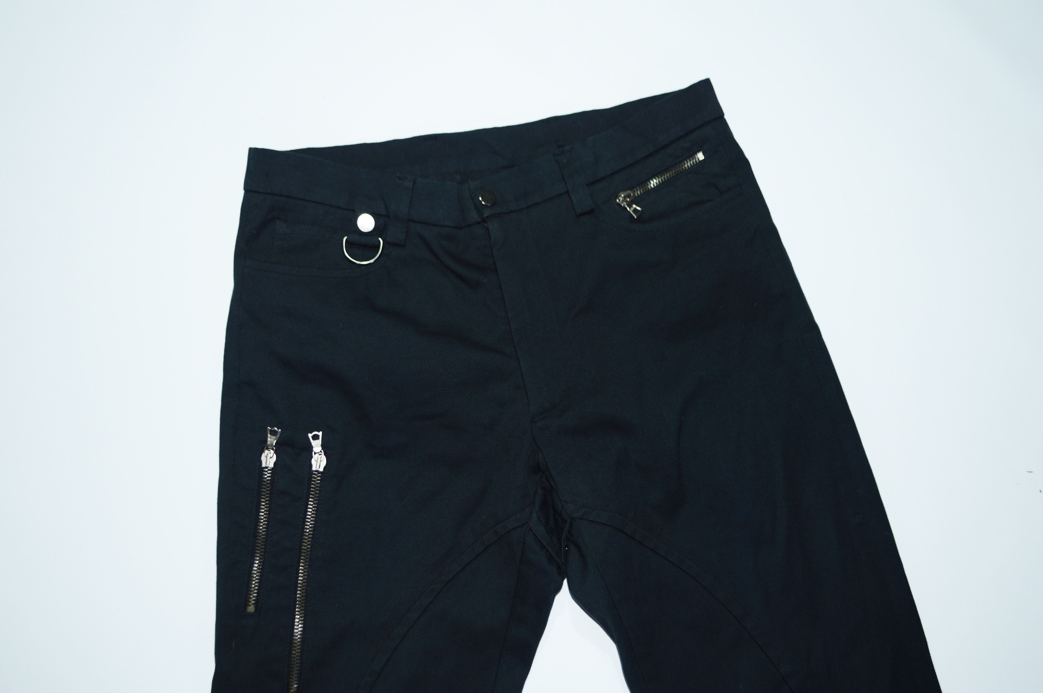 Gazzarrini Gazzarrini Uomo Black Cotton Cargo Pants Size 46 W30 L30 Size US 30 / EU 46 - 2 Thumbnail