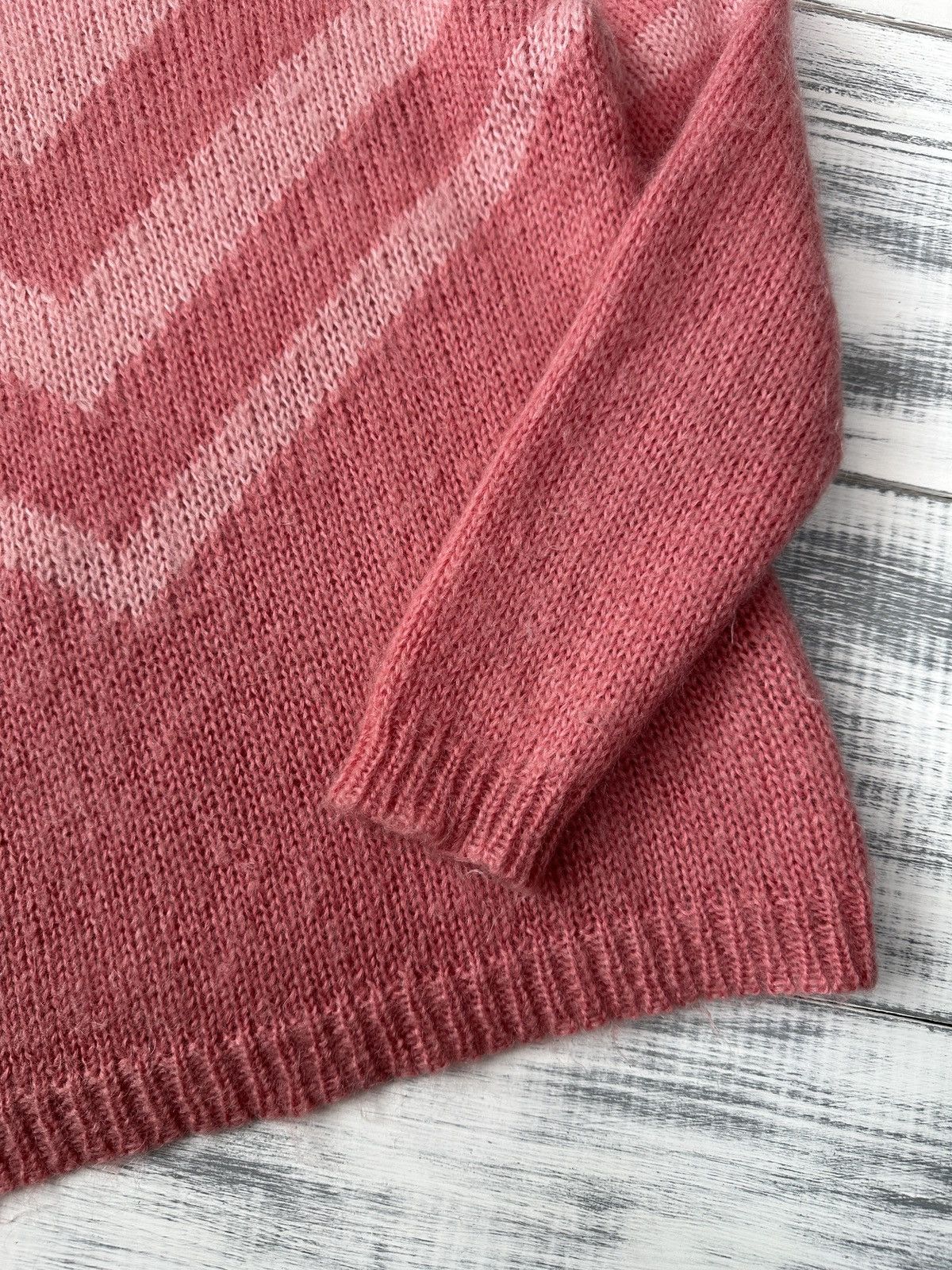 Sezane LA MAILLE SEZANE Rose Pink Kid Mohair Wool Blend Sweater Size M / US 6-8 / IT 42-44 - 9 Thumbnail
