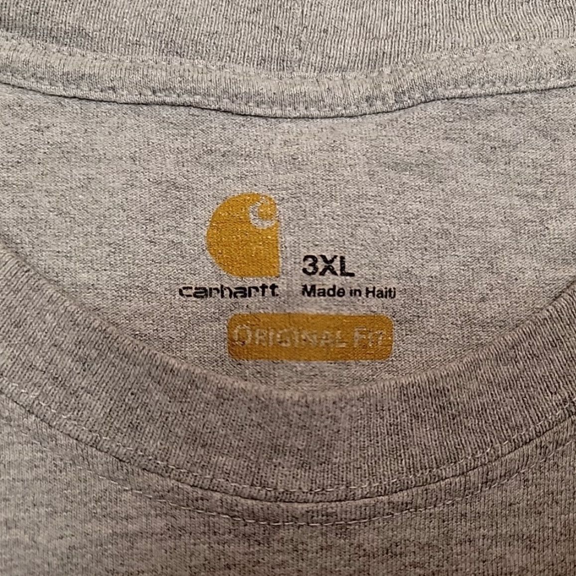 Carhartt VINTAGE Carhartt Shirt Mens 3XL Gray Original Fit Crewneck Long Sleeve Pocket Work TEE Mens Size US XXL / EU 58 / 5 - 6 Thumbnail