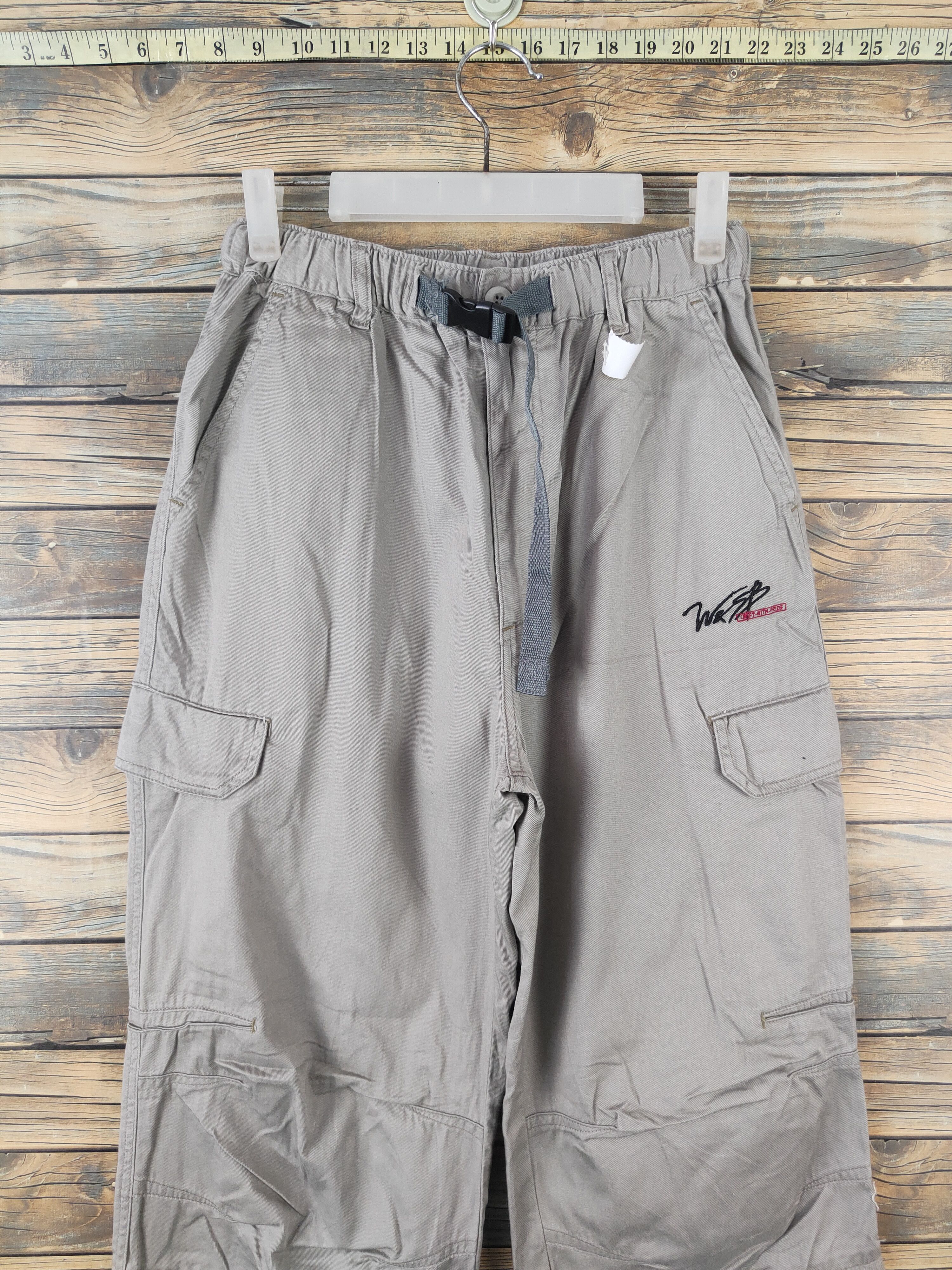 Japanese Brand DL Japanese Brand Gray Multipocket Cargo Pants #2104 Size US 30 / EU 46 - 2 Thumbnail