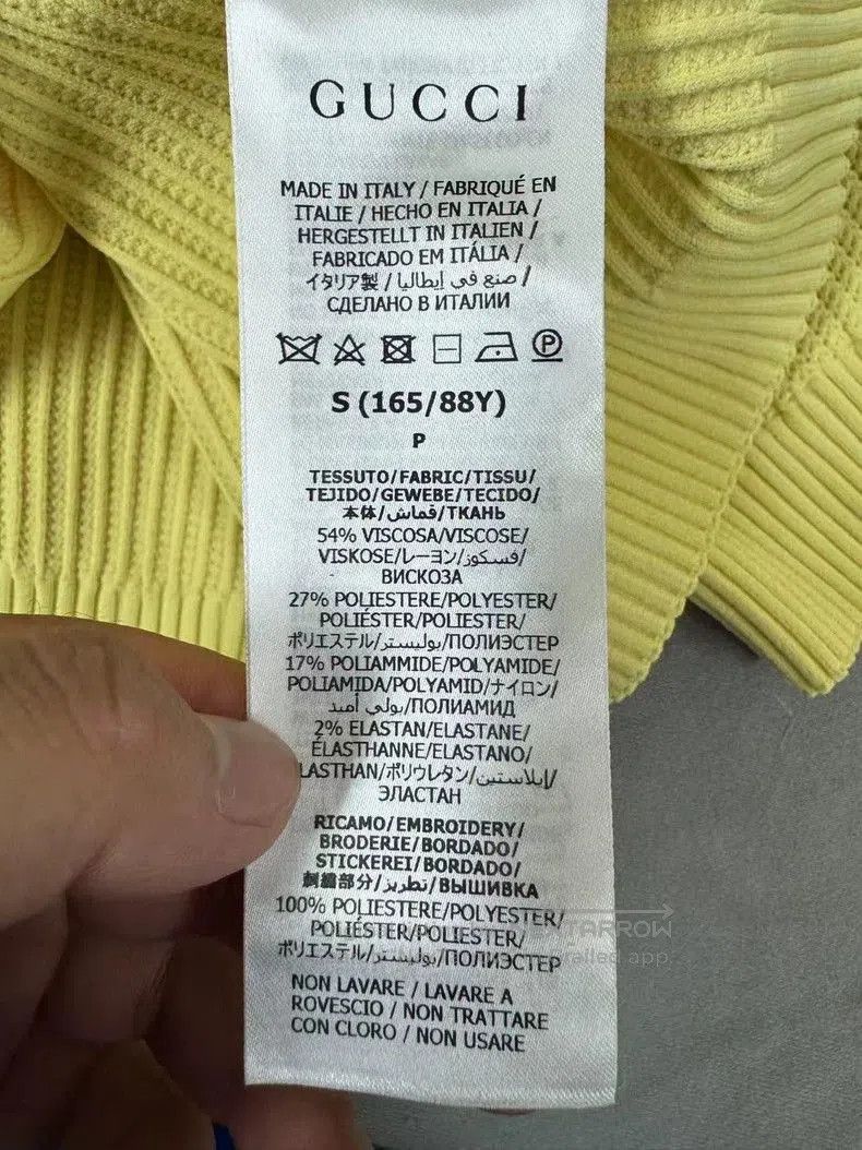 Gucci Gucci x Adidas Yellow Knit Sweater . Size US S / EU 44-46 / 1 - 3 Thumbnail