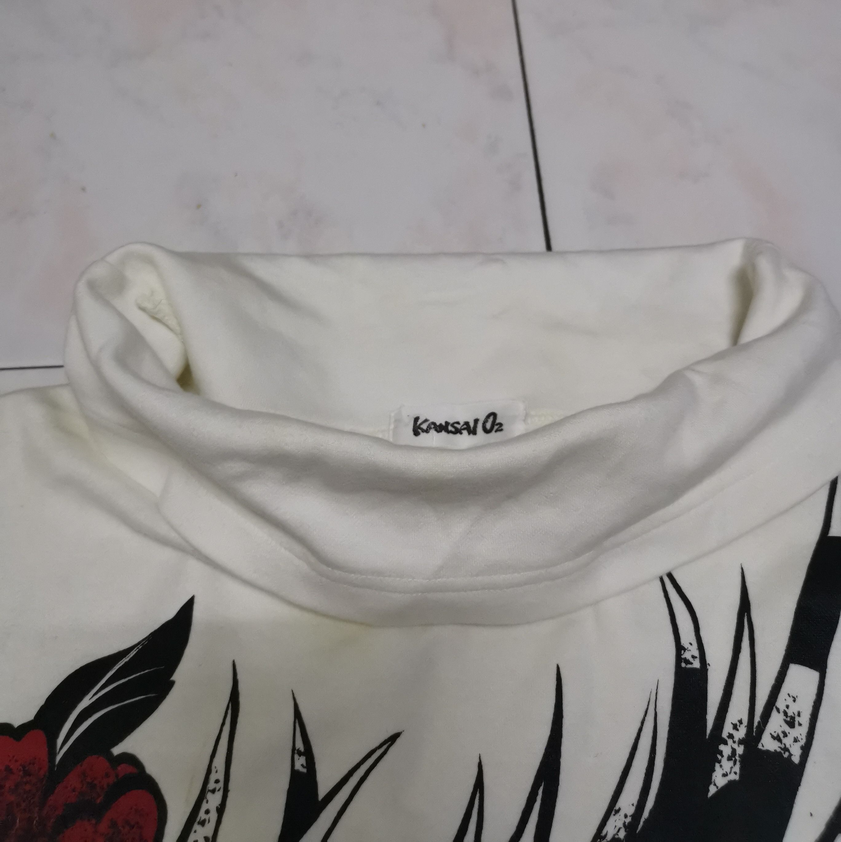 Japanese Brand × Kansai Yamamoto Vintage kansai yamamoto o2 flora turtle neck design Size US L / EU 52-54 / 3 - 2 Thumbnail