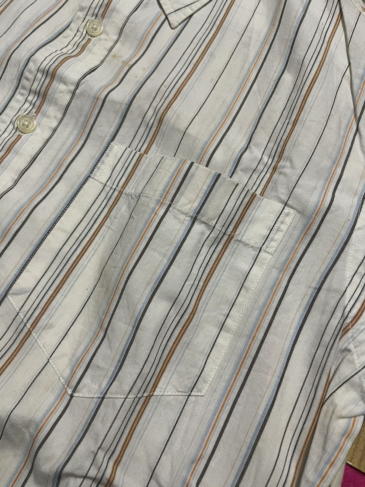 PPFM Y2K PPFM short sleeve shirt with striped motif Size US M / EU 48-50 / 2 - 3 Thumbnail