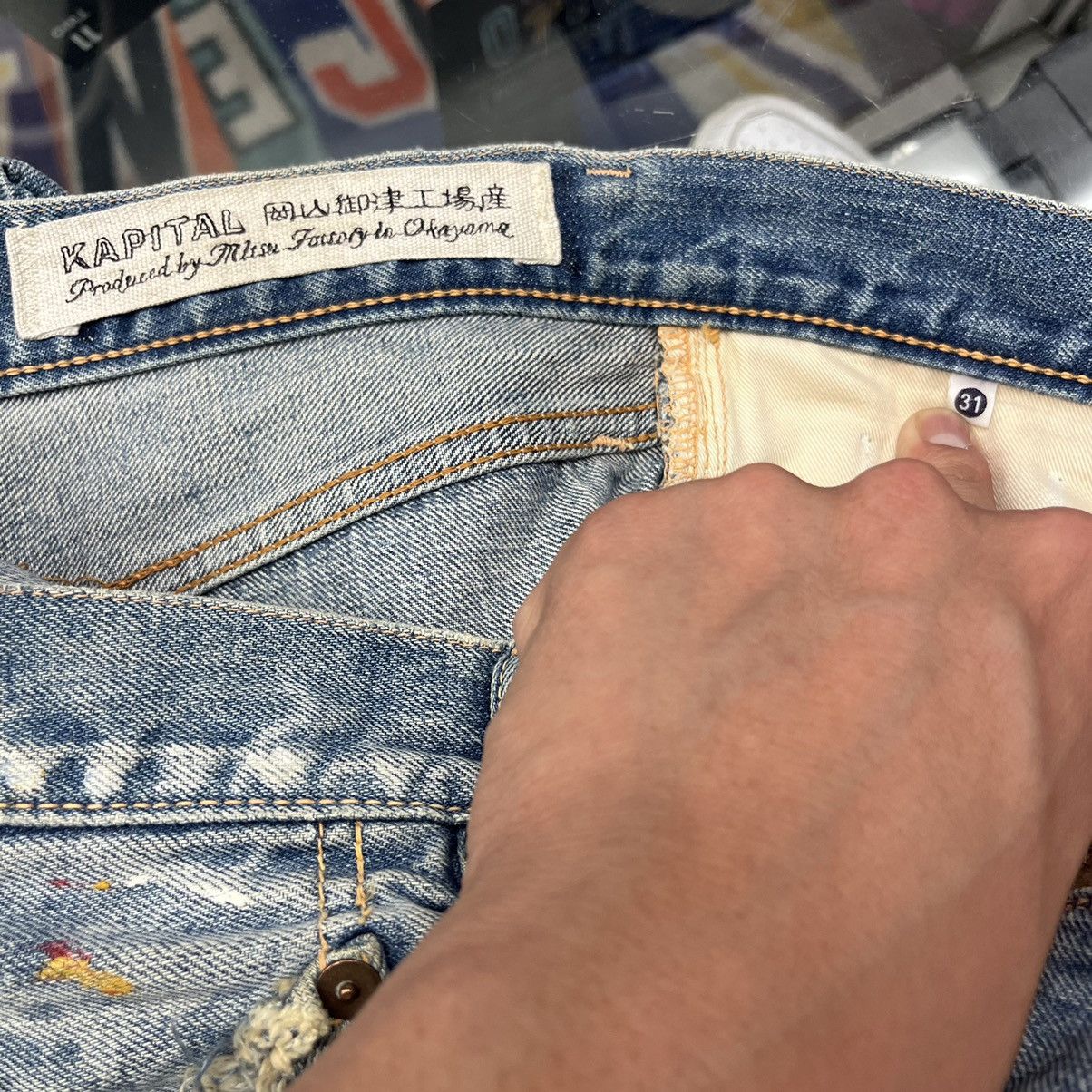Kapital Kapital Painter Pants Japanese Denim Blue Made In Japan Size US 31 - 10 Thumbnail