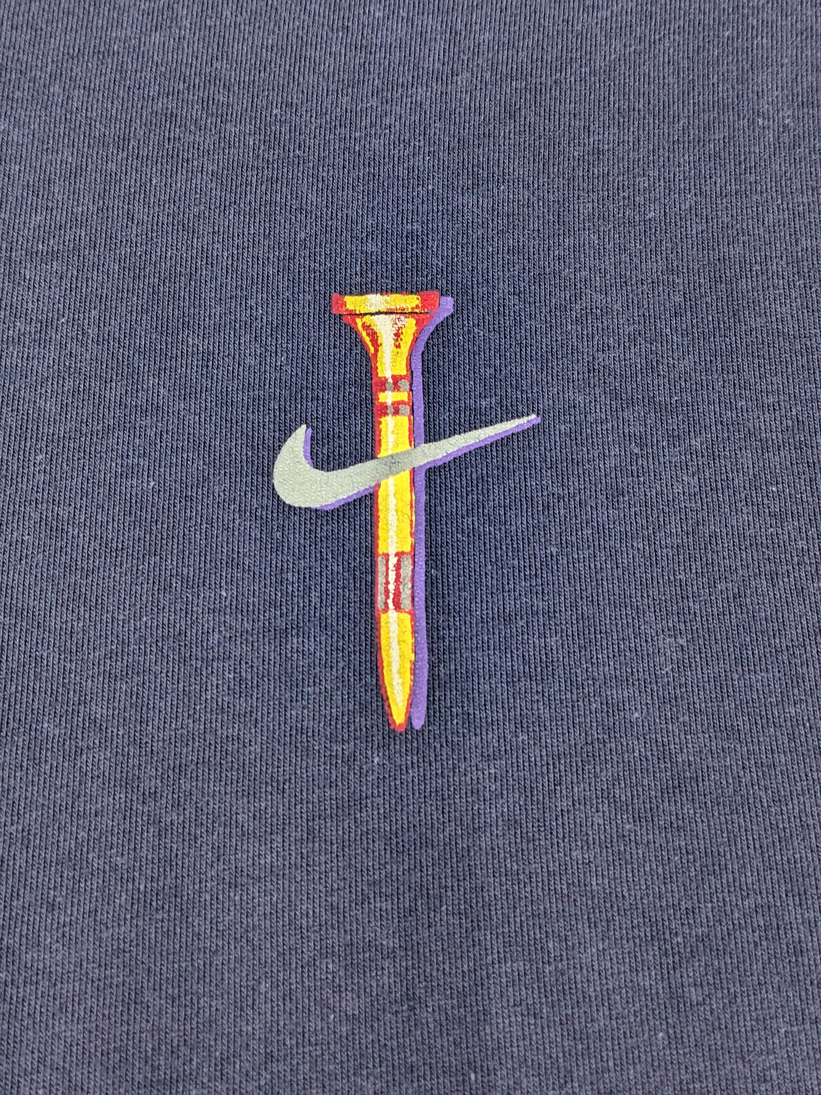 Nike VINTAGE 90S NIKE PIN BIG LOGO TSHIRT Size US M / EU 48-50 / 2 - 4 Thumbnail