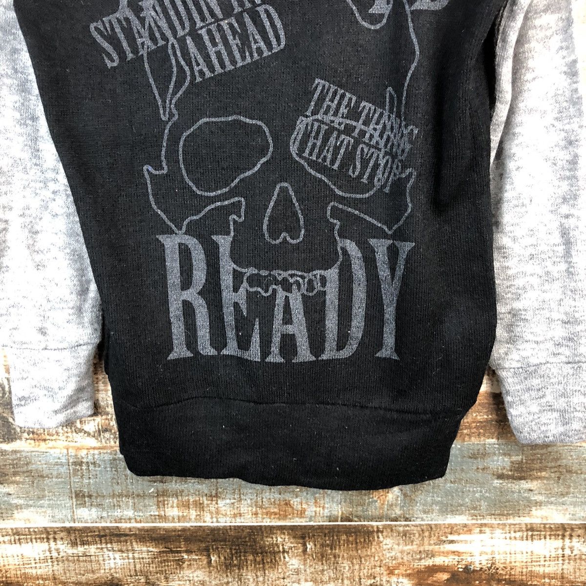Ghost of Harlem DL Ghost Of Harlem Skull punk Black Knitwear #C566 Size S / US 4 / IT 40 - 6 Thumbnail