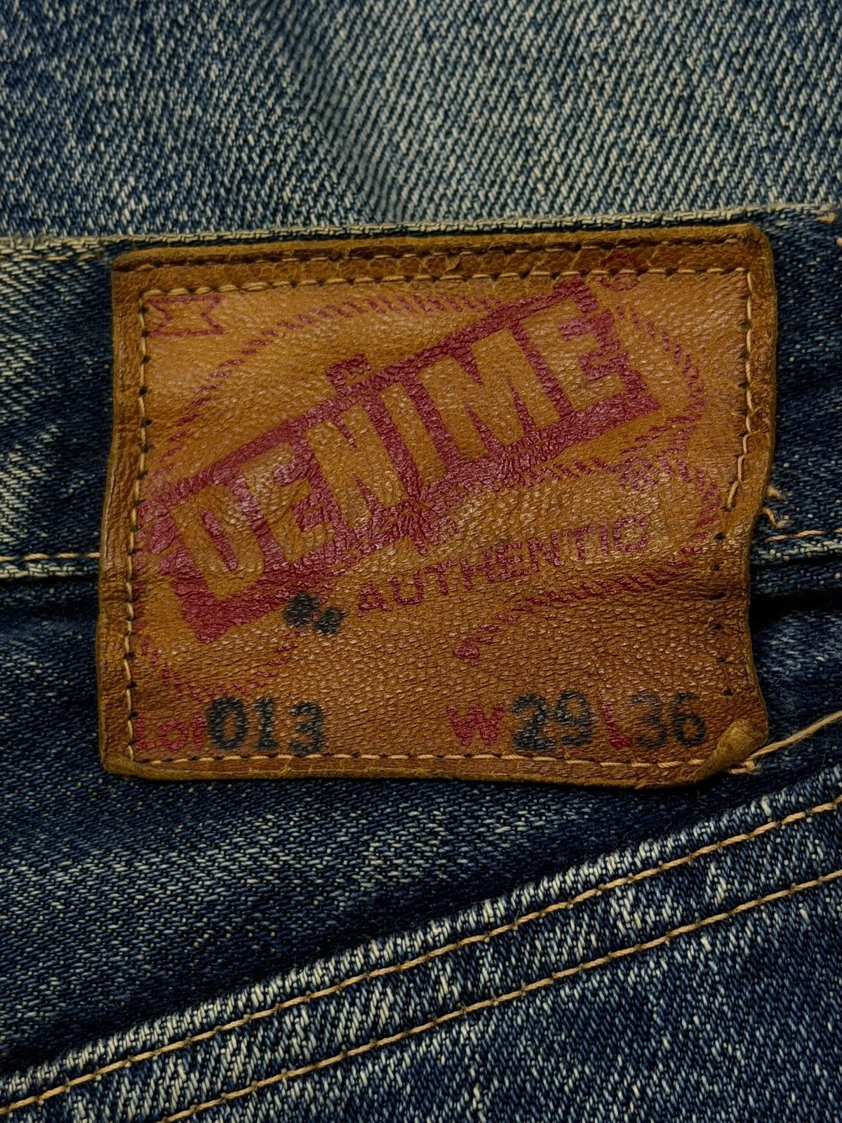 Denime Vintage 90s Denime Lot 013 Orizzonti Japan Selvedge | W29 Size US 29 - 15 Thumbnail