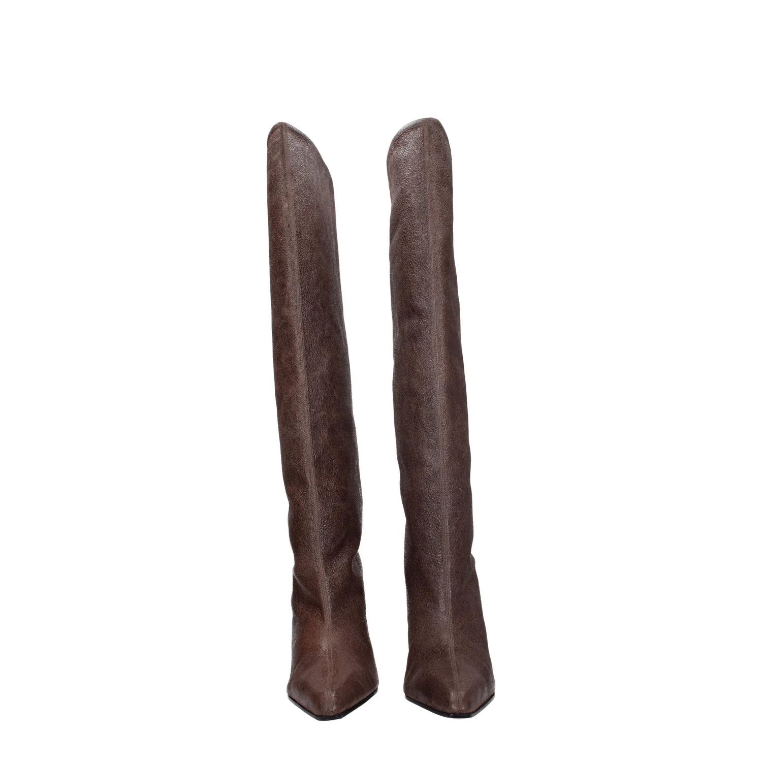 Paris Texas ob1o1e1124 Leather Boots in Brown Size US 10 / IT 40 - 3 Thumbnail
