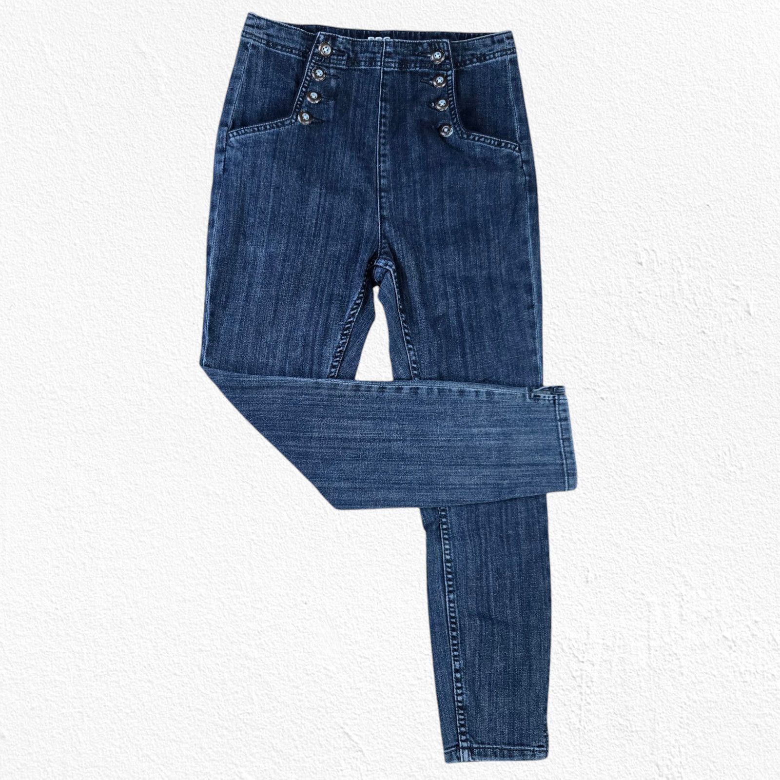 Bdg BDG High Rise Button Front Skinny Jeans Size 28 Size 28" / US 6 / IT 42 - 9 Thumbnail