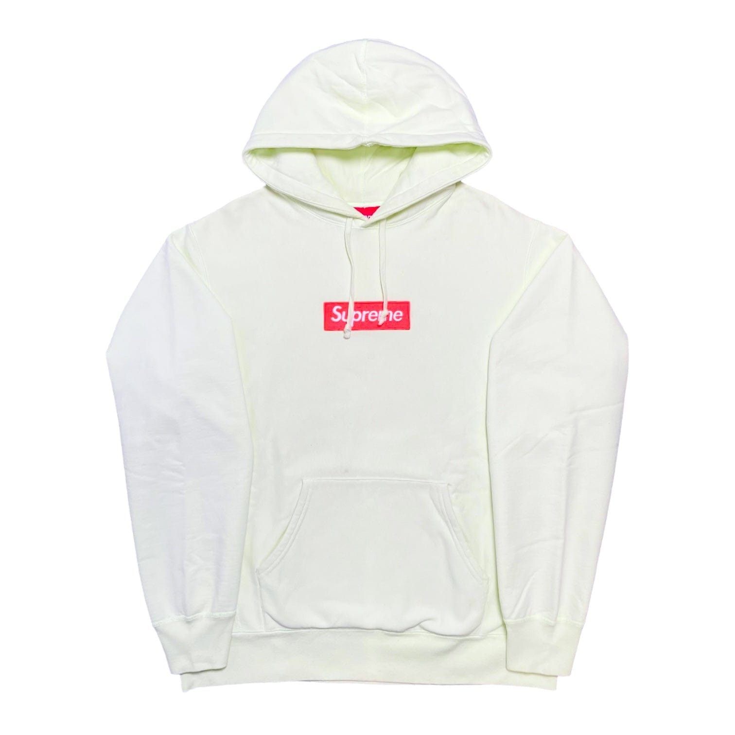 Supreme Box Logo Hooded Sweatshirt FW17 Pale Lime Grailed