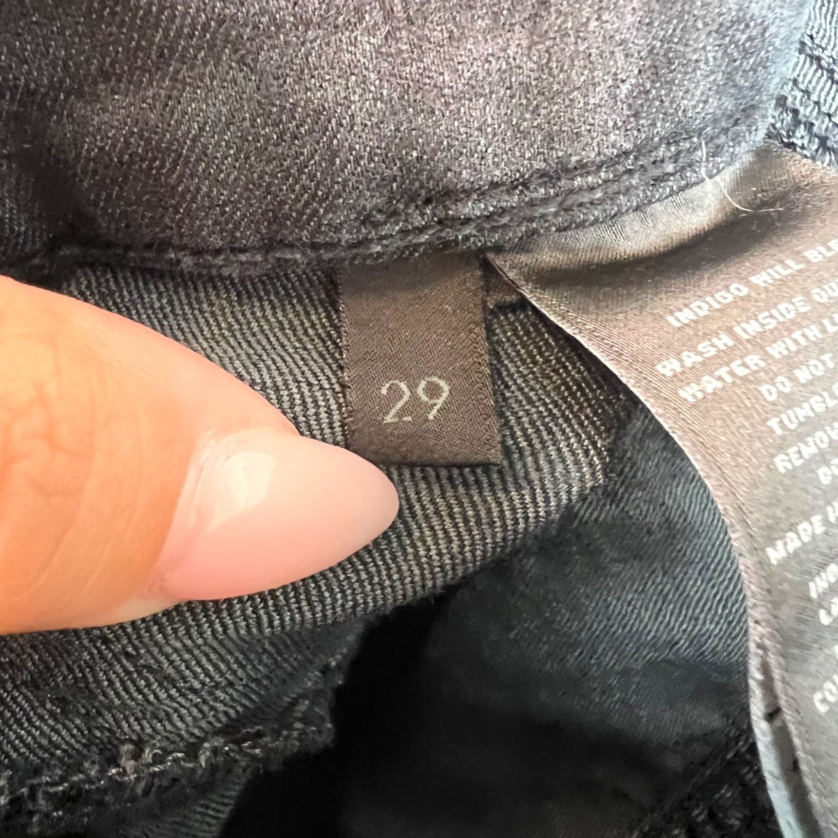 J Brand J Brand Jeans Womens Black Super Skinny Size 29 Cotton Blend Denim Size 29" - 5 Thumbnail