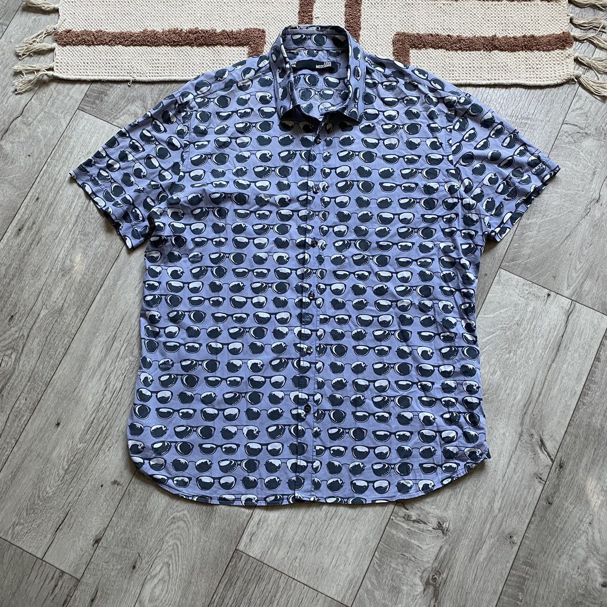 Moschino LOVE MOSCHINO Y2K SUNGLASSES MONOGRAM HAWAI SHIRT Size US XL / EU 56 / 4 - 1 Thumbnail