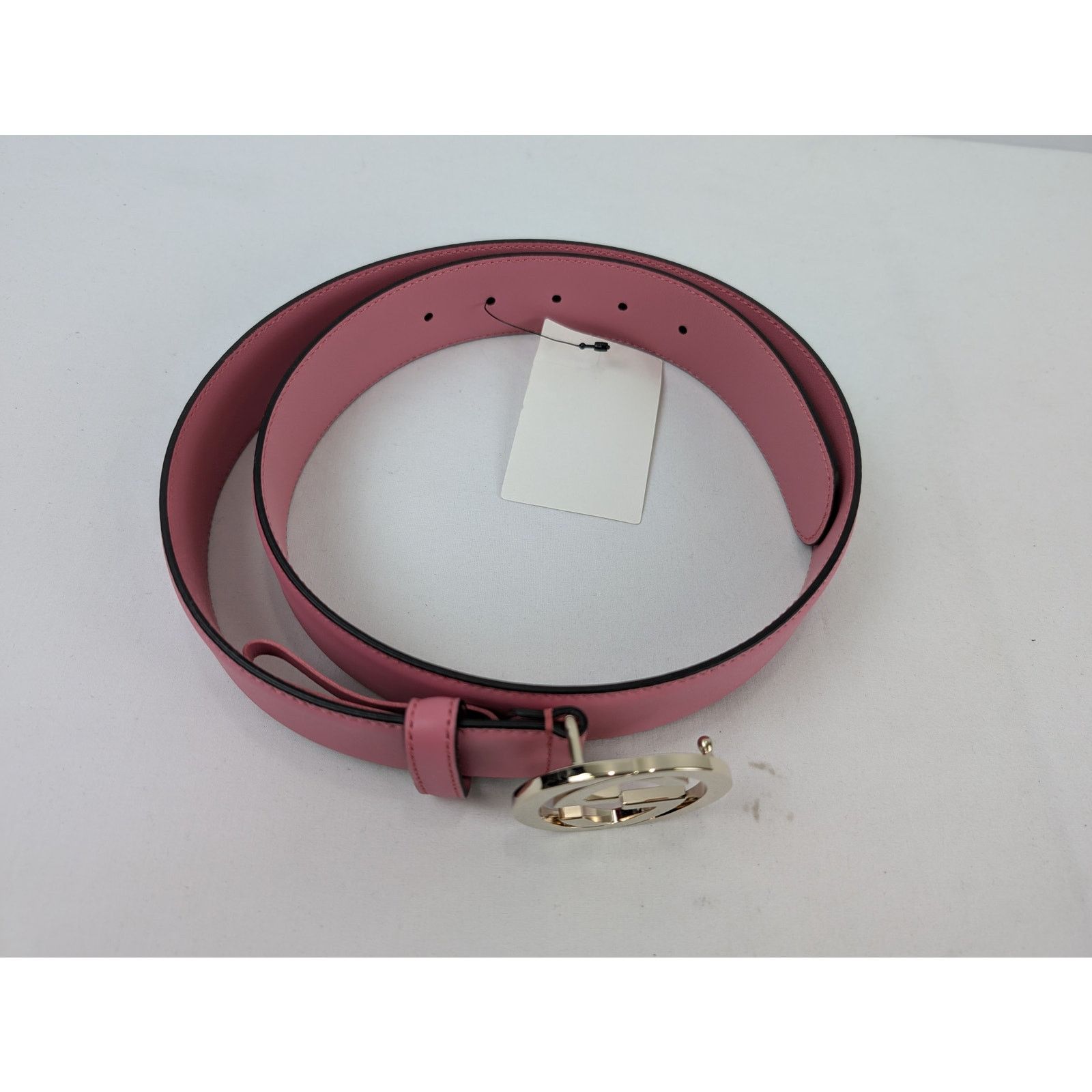 Gucci o1rshd1 Size: 90cm / Moon Belt in Glossy Pink Size ONE SIZE - 3 Thumbnail