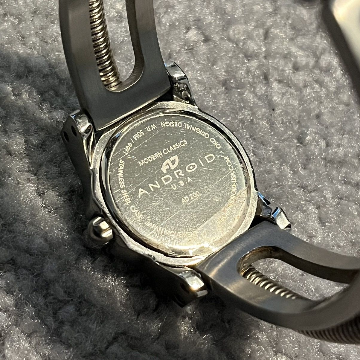 Japanese Brand Android USA Steampunk Clasp Band Rare Silver Blue Watch Size ONE SIZE - 7 Thumbnail